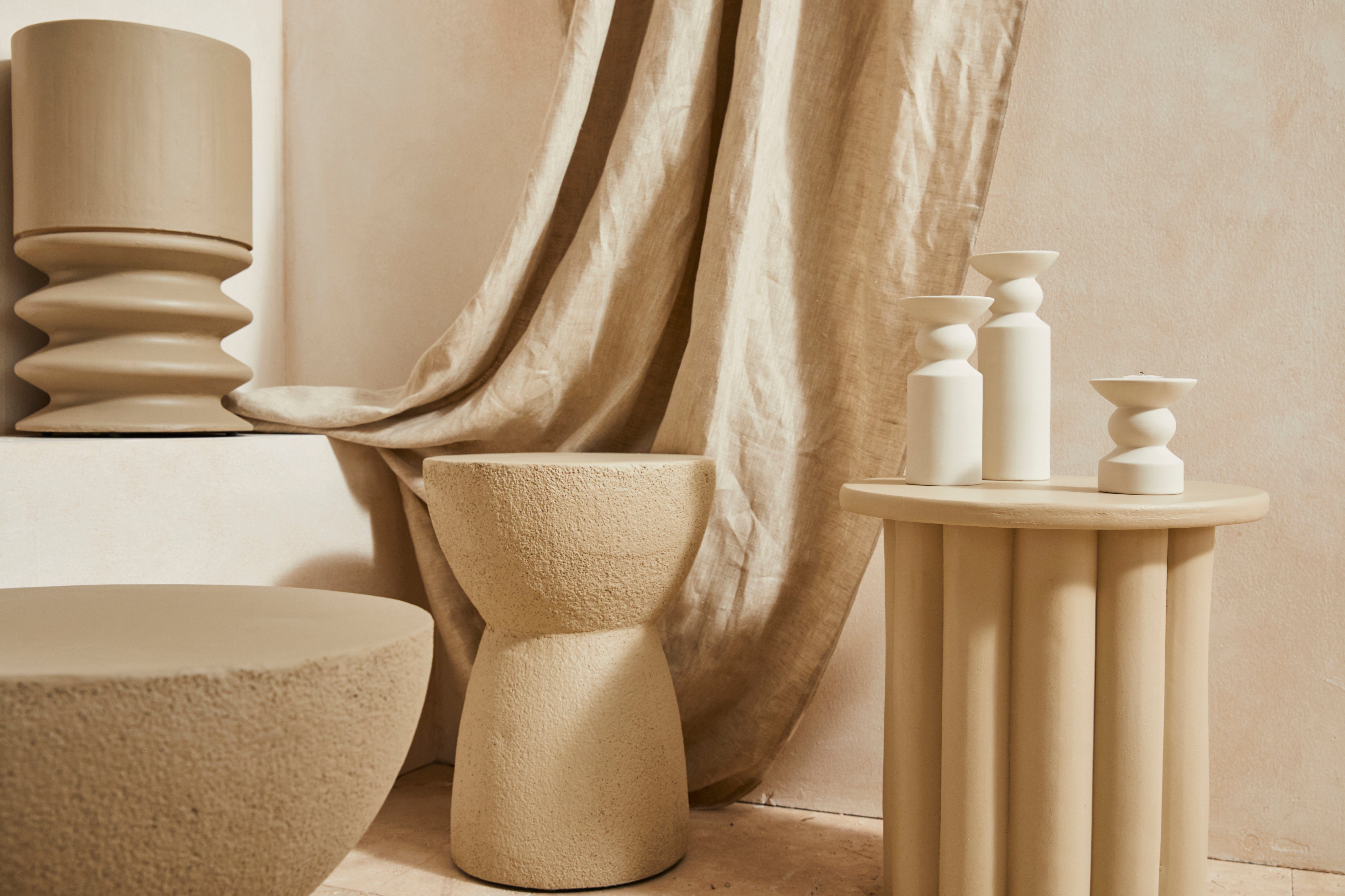 LeGer Home by Lena Gercke Bijzettafel Zena in beton-look, modern model