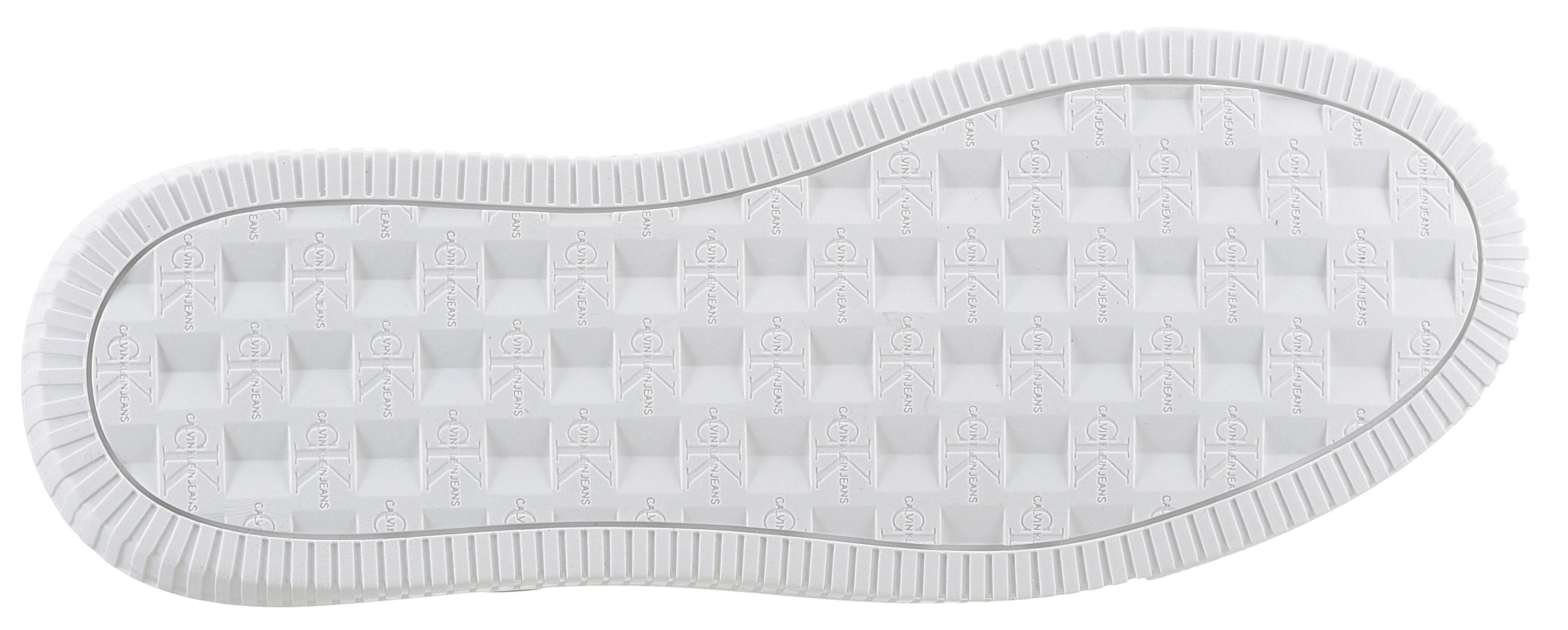 Calvin Klein Plateausneakers SEAMUS 20L vrijetijdsschoen, lage schoen, veterschoen met contrast bies