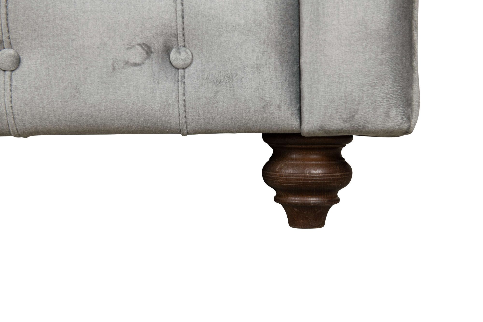 Home affaire Fauteuil MENDITTE Knoopstiksels op armleuningen en voorste lijst, hoge kwaliteit