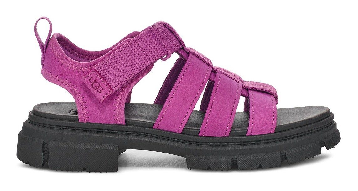 UGG Plateausandalen K ASHTON MULTISTRAP zomerschoen, klittenbandschoen, sandaal, met klittenbandsluiting