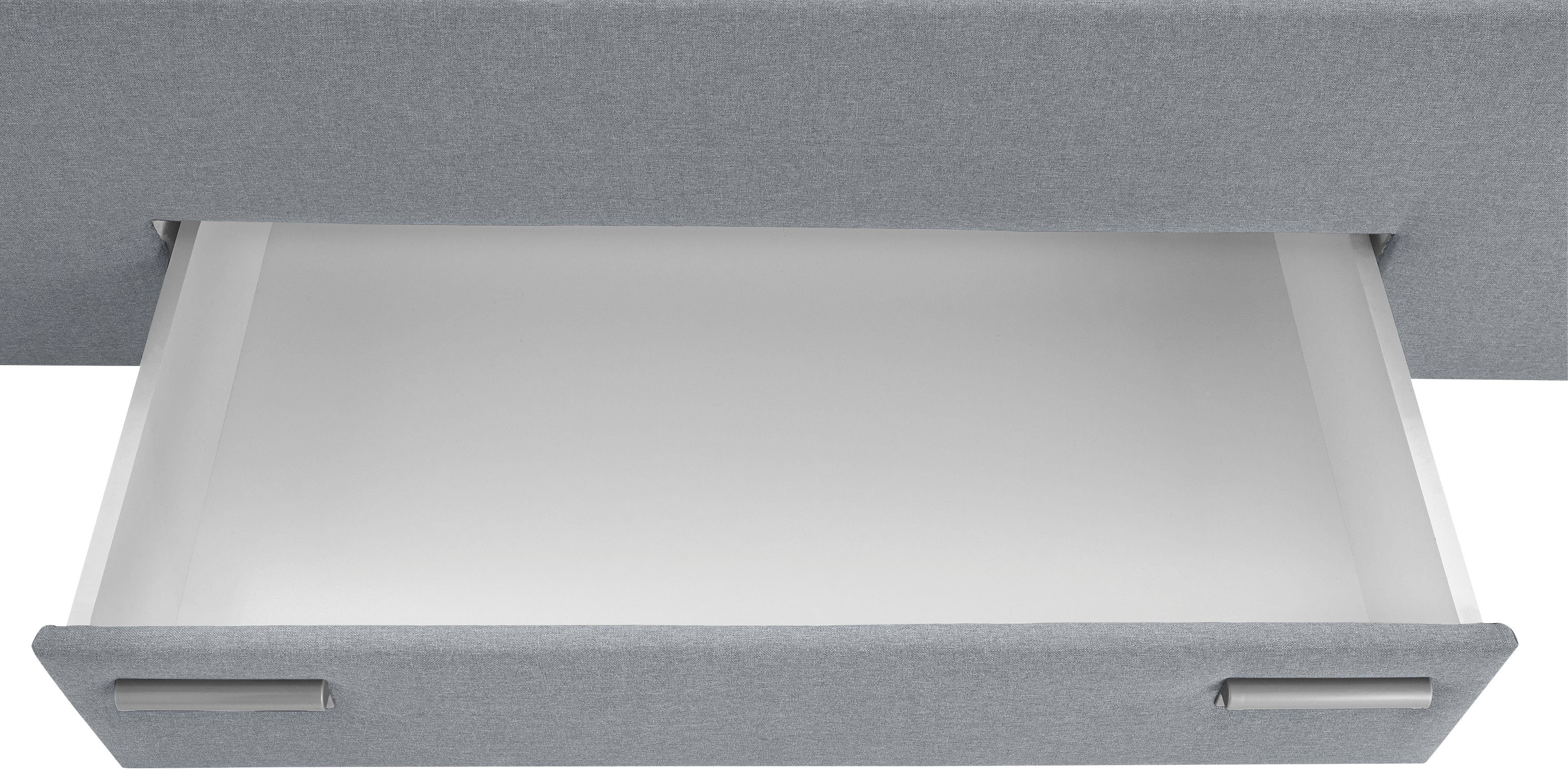 Westfalia Polsterbetten Boxspring met geïntegreerde lade, vrij plaatsbaar