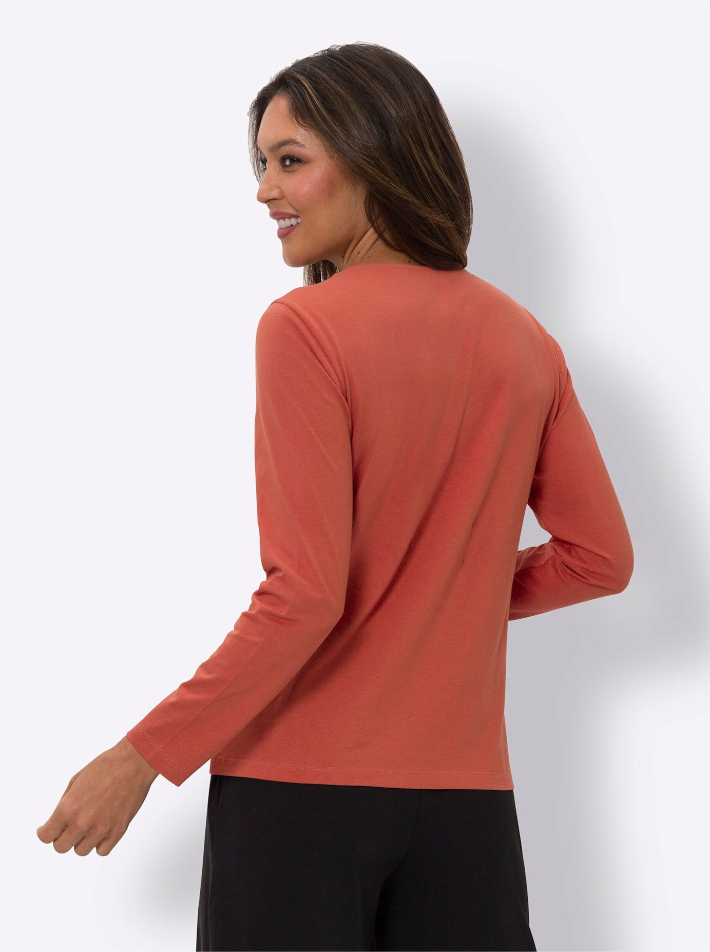 Classic Basics Shirt met lange mouwen (1-delig)