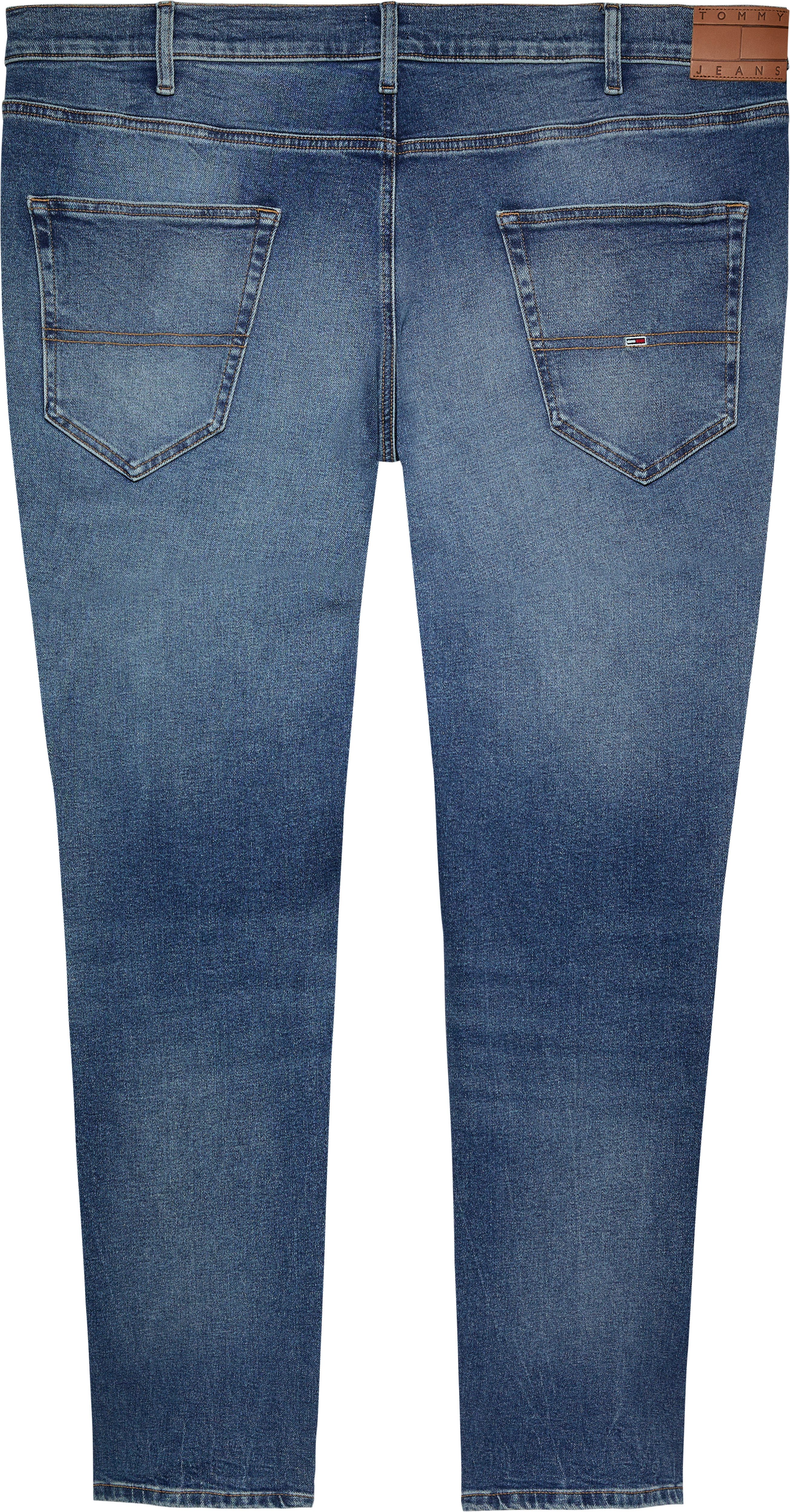 Tommy Jeans Plus Slim fit jeans in grote maten stoned wash look