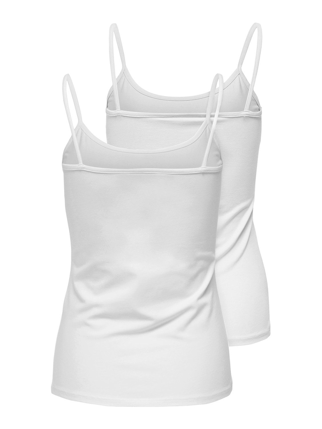 Only Top met spaghettibandjes ONLLOVE SINGLET 2PACK JRS NOOS (set, 2-delig)