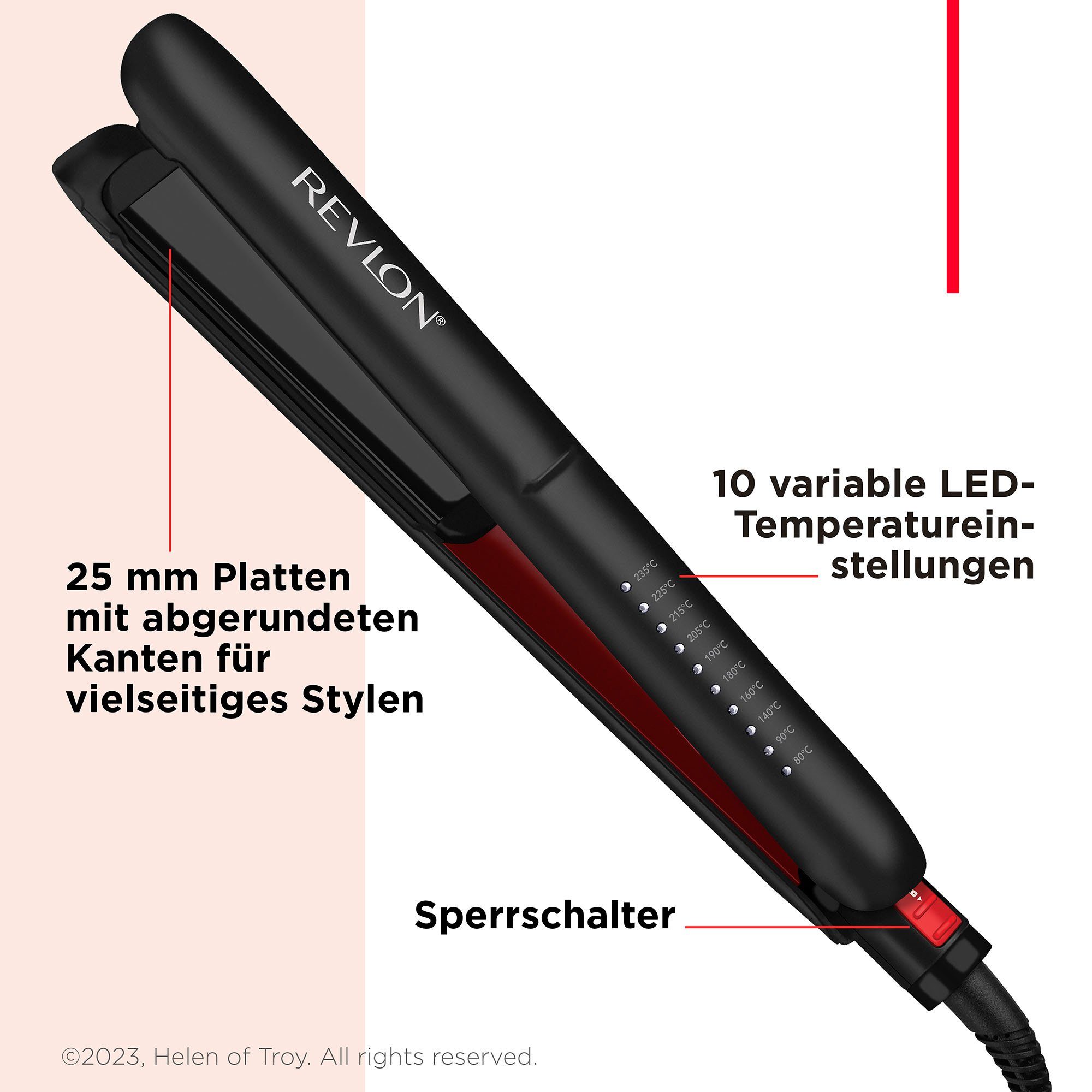 Revlon Straightener SMOOTHSTAY RVST2211 MET DRIEDUBBELE COATING EN KOKOSOLIE-INFUSIE