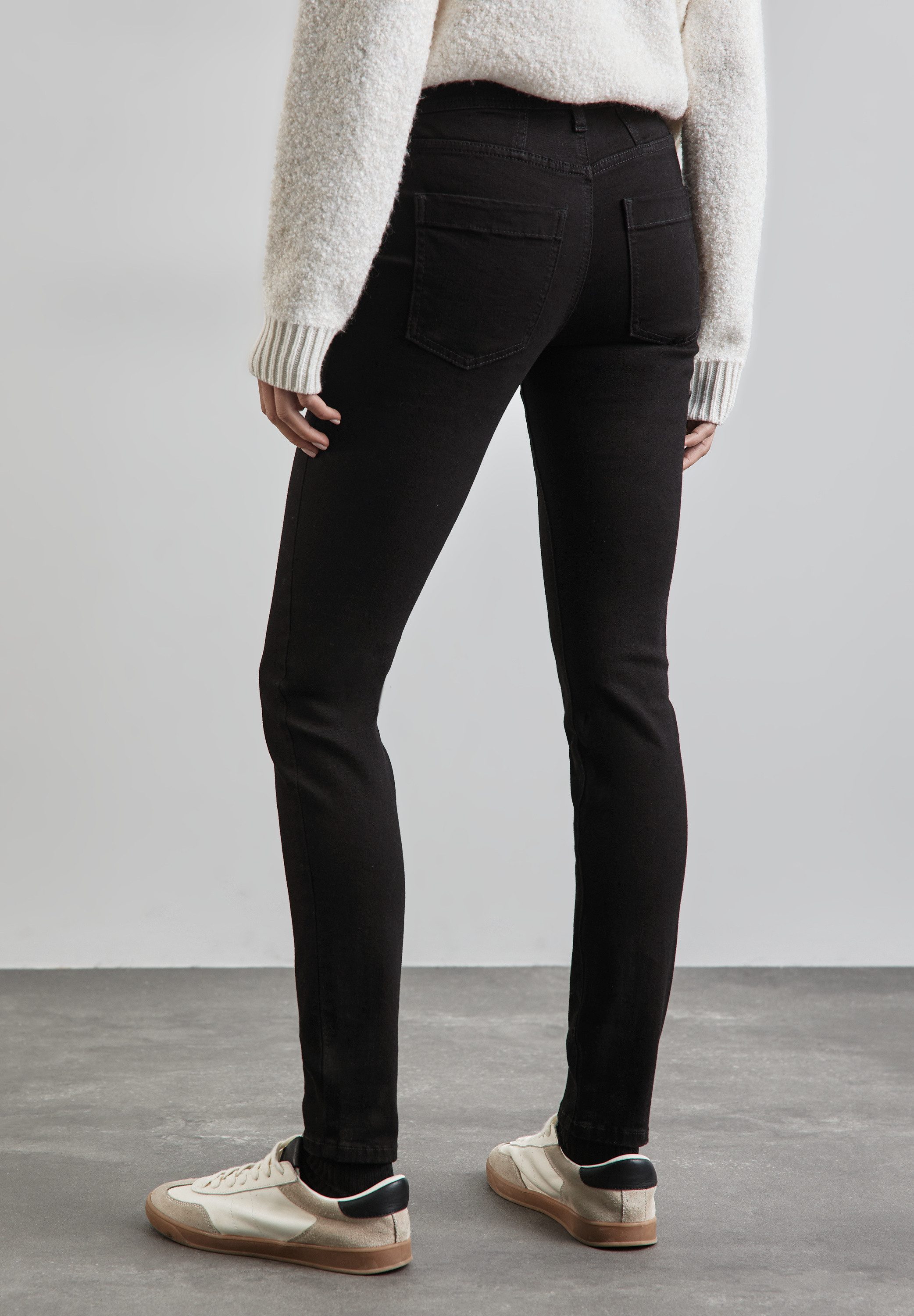 STREET ONE Slim fit jeans Style York in five-pocketsstijl