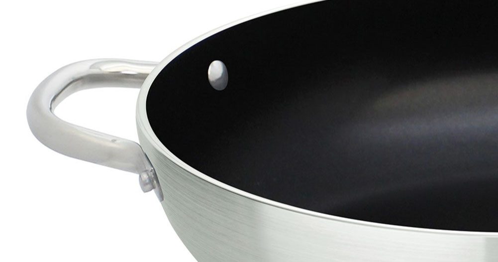 Elo Wok an 28cm Bistro Line lange, handzame roestvrijstalen professionele handgreep, ø 28 cm, inductie (1-delig)