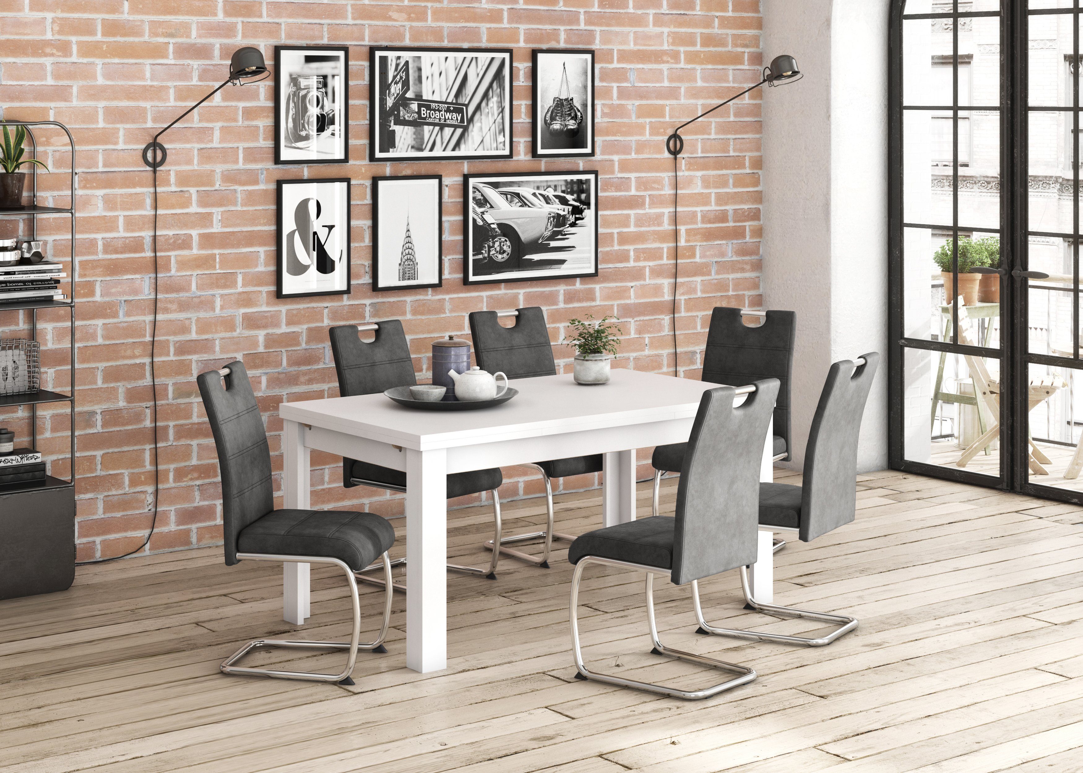 Mäusbacher Eettafel Monti BESTSELLER!, tafel, keukentafel, uitschuifbare tafel tot 280 cm