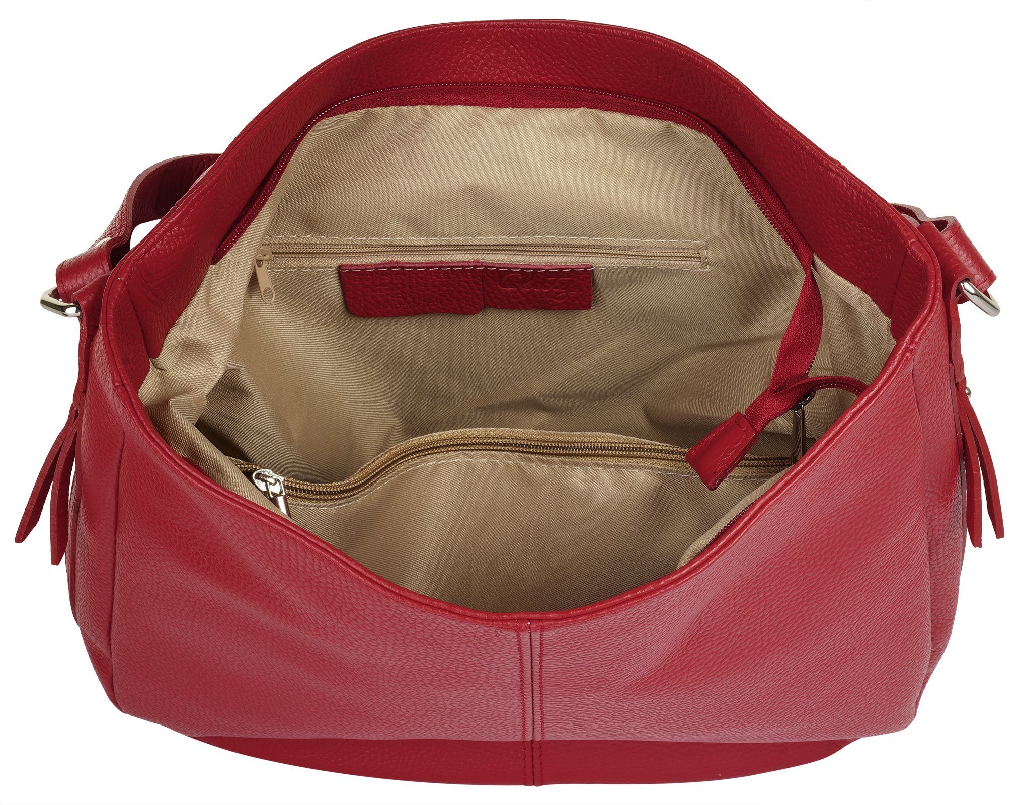 Cluty Shopper echt leer, made in italy