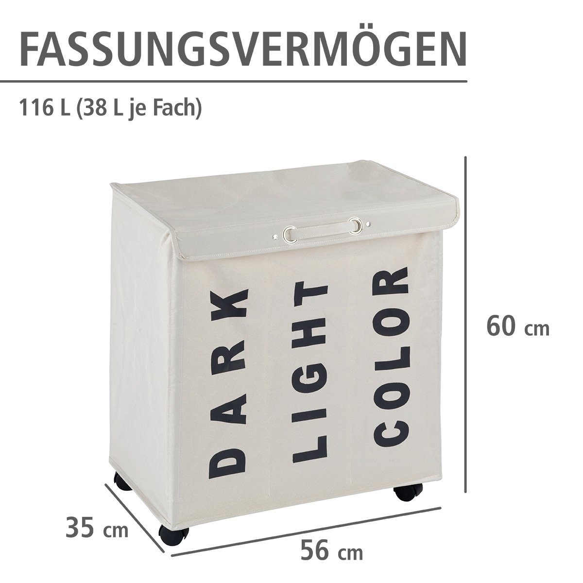 WENKO Wasmand Trivo beige