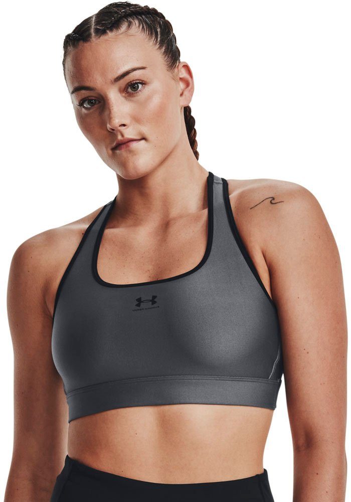 Under Armour® Sport-bh HeatGear® Perfect voor de warme dagen. Houdt je koel en droog.
