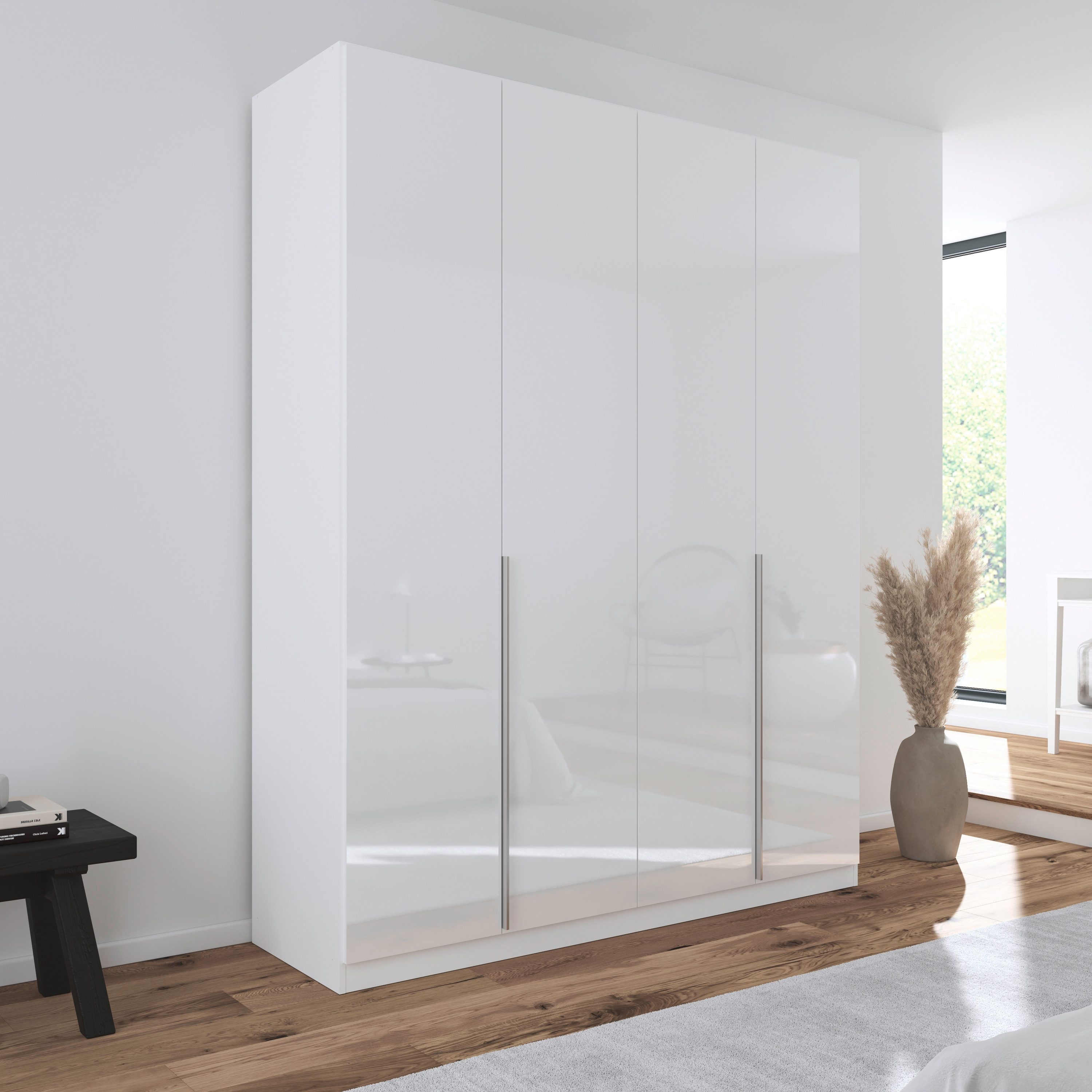 rauch Draaideurkast Kledingkast garderobe AGORDO TOPSELLER slaapkamer doordachte binnenuitrusting, in 6 breedtes en 2 hoogtes made in germany