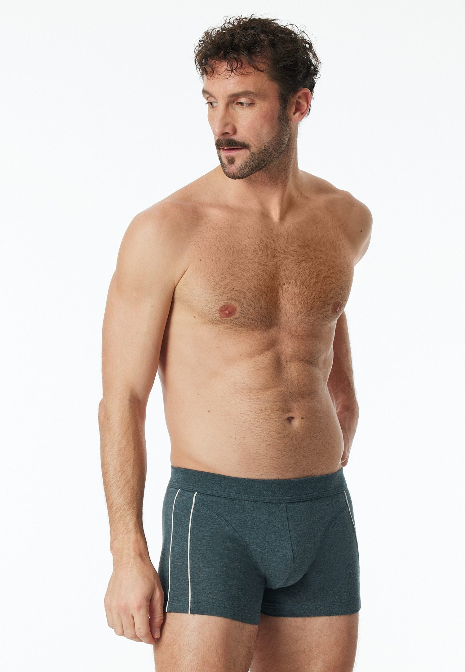 Schiesser Slipje Comfort fit met contraststrepen opzij