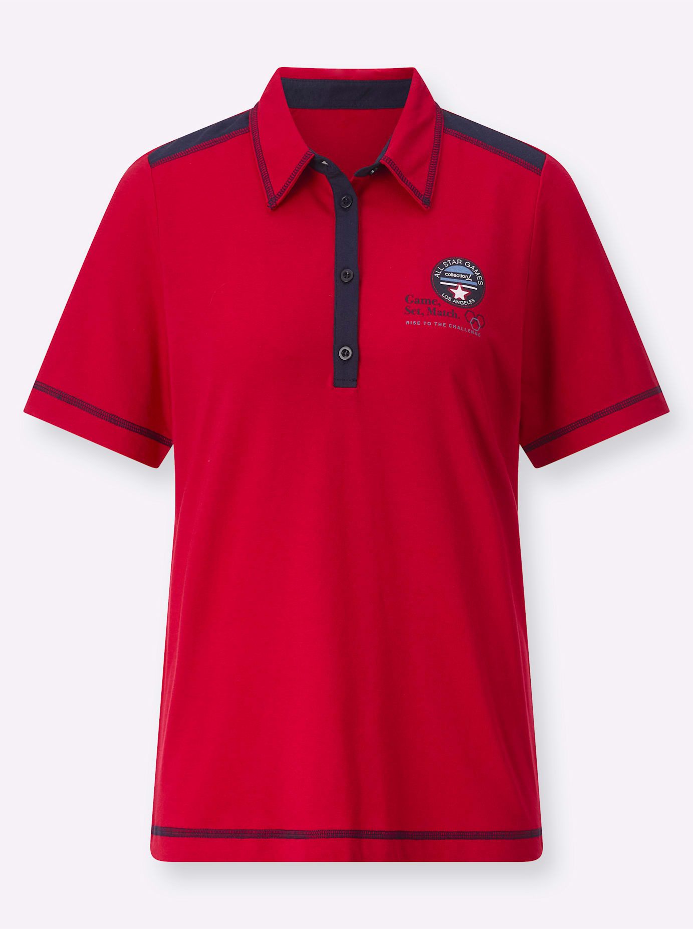 Casual Looks Poloshirt Shirt (1-delig)