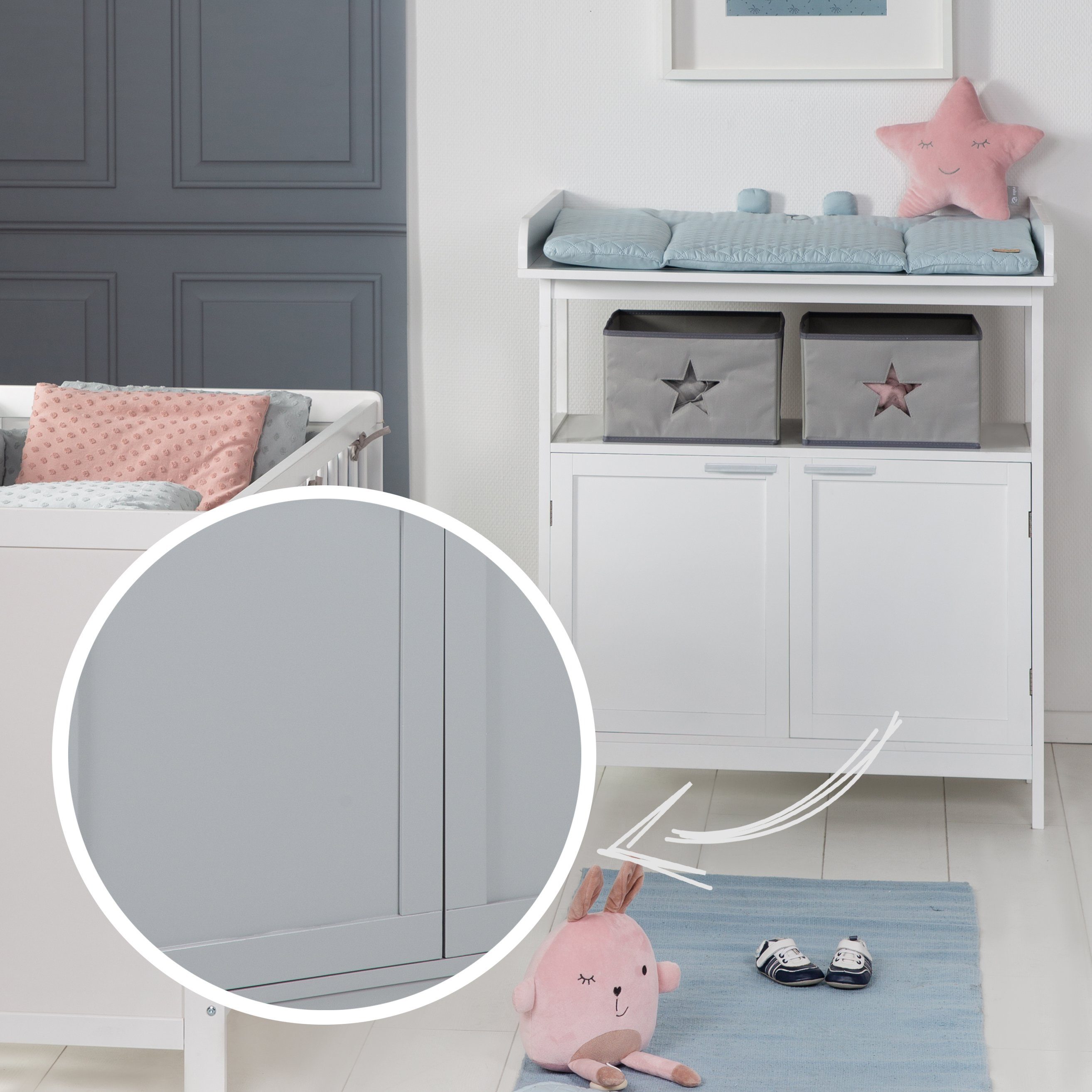 Roba® Commode Hamburg, taupe