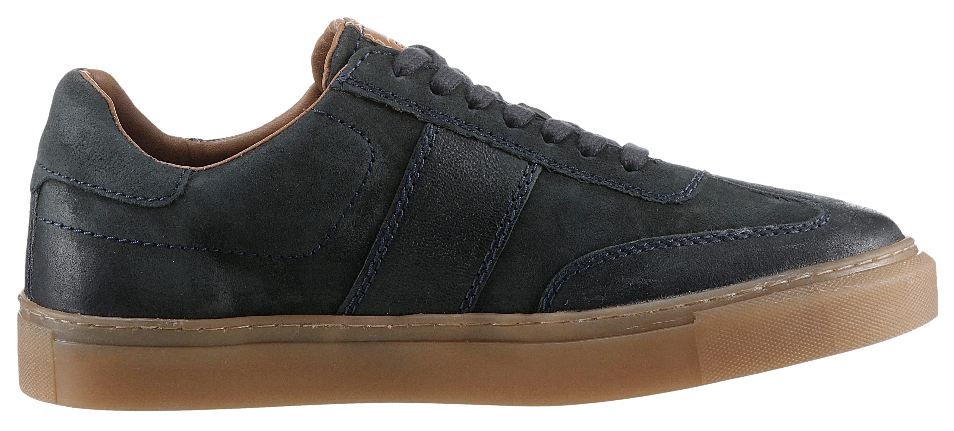camel active Sneakers in retro look, vrijetijdsschoen, lage schoen, veterschoen