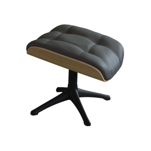 FLEXLUX Voetenbankje Skagen, hocker Hoge comfort, ontspanningsmeubels, voet zwart hockers grijs