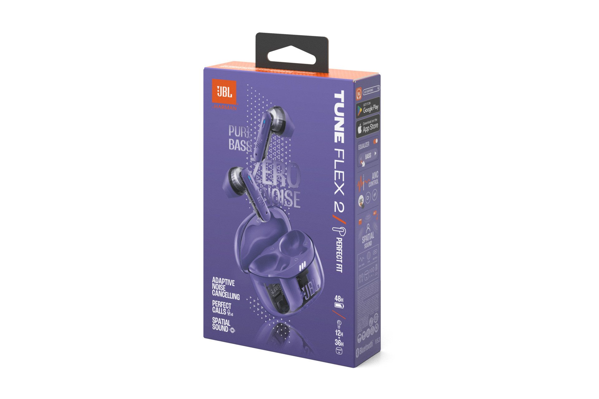 JBL Draadloze in-ear hoofdtelefoon TUNE Flex 2
