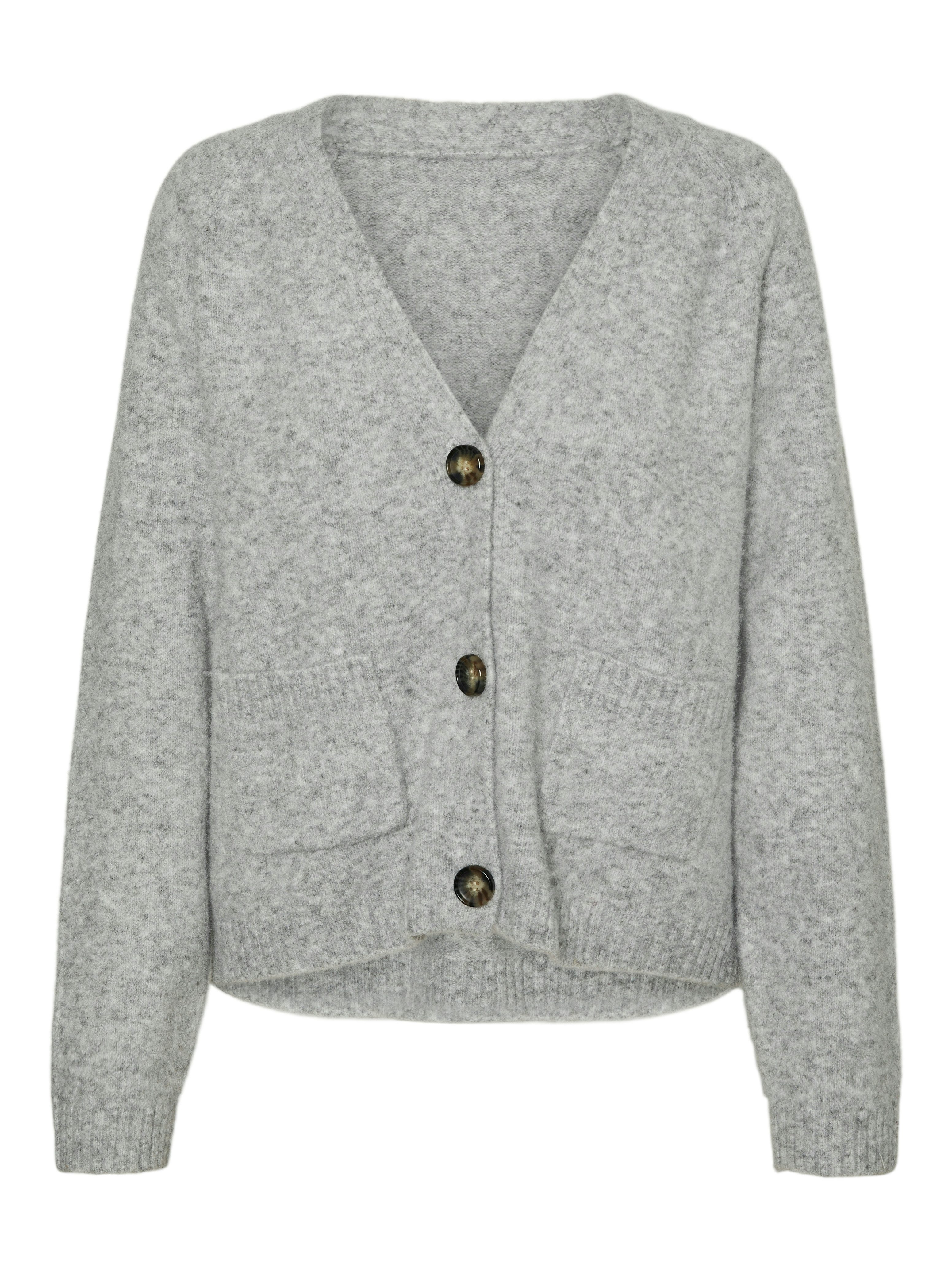 Vero Moda Vest VMBOOM LS V-NECK BUTTON CARDIGAN GA NOOS