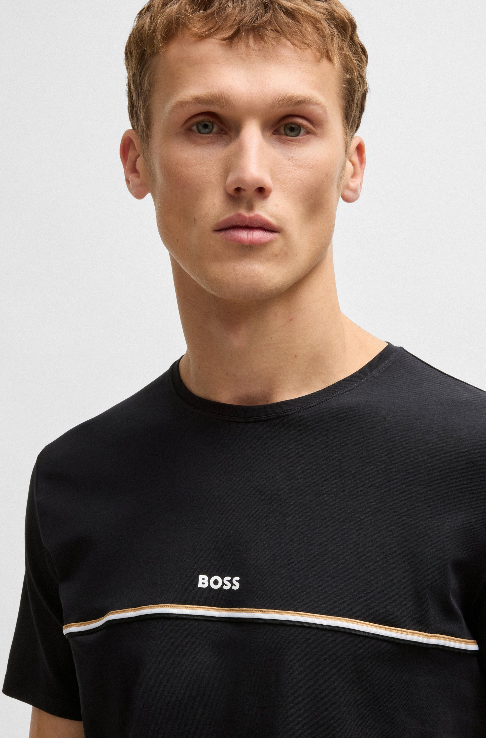 BOSS T-shirt Unique T-Shirt met boss logo-opdruk