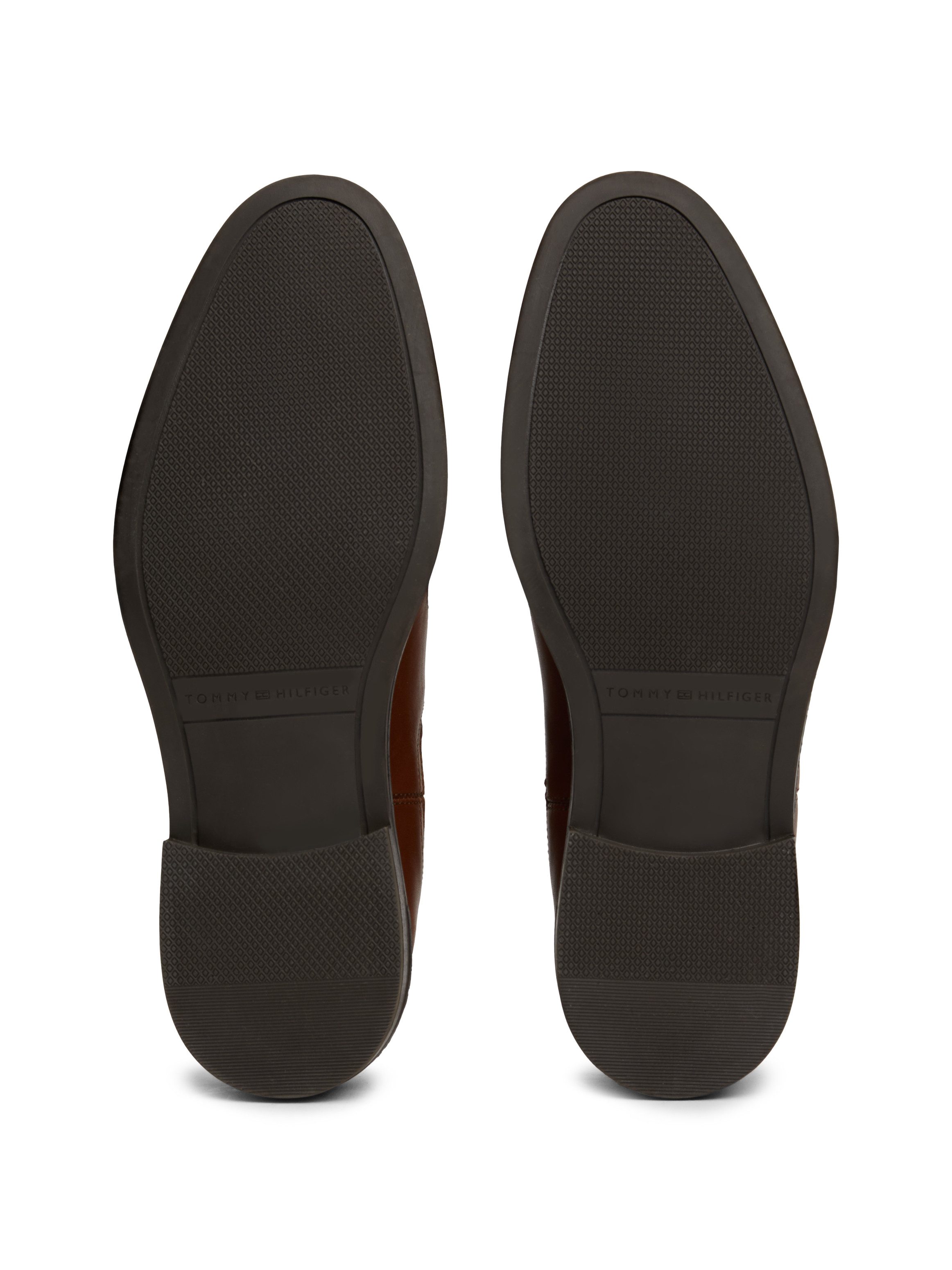 Tommy Hilfiger Chelsea-boots CORE RWB HILFIGER LTH CHELSEA hakken, enkellaars, zakelijke schoen met strepen op de hiel