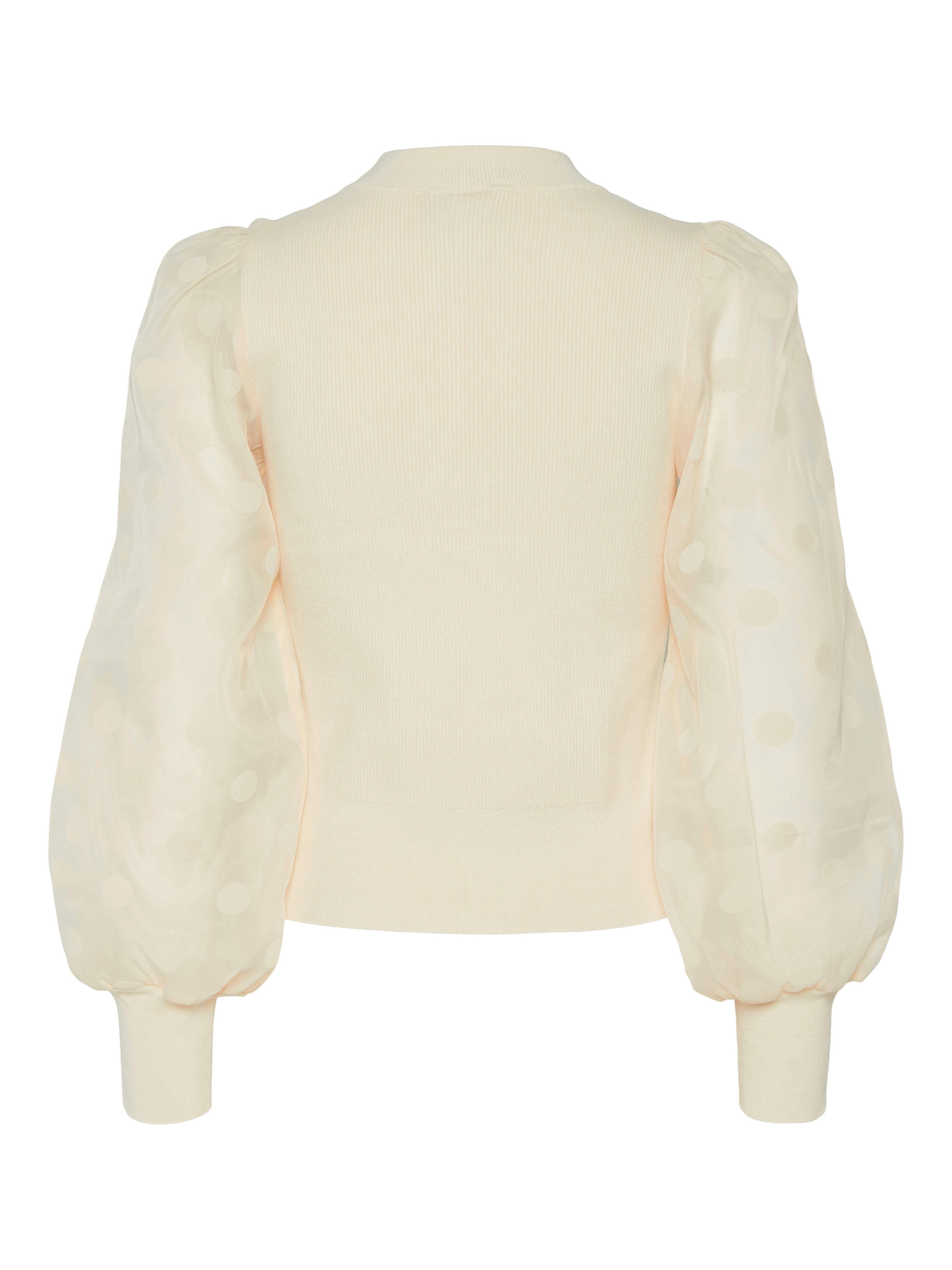 Y.A.S Trui met ronde hals YASDOTME LS KNIT PULLOVER S. NOOS