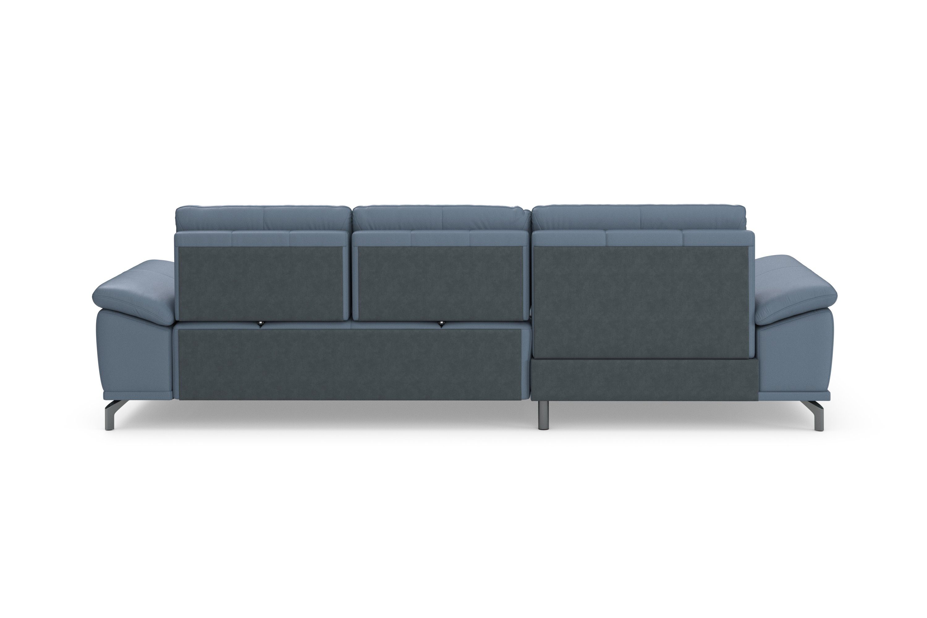 Places of Style Hoekbank Costello L-vorm, met zitdiepteverstelling, armleuningverstelling en