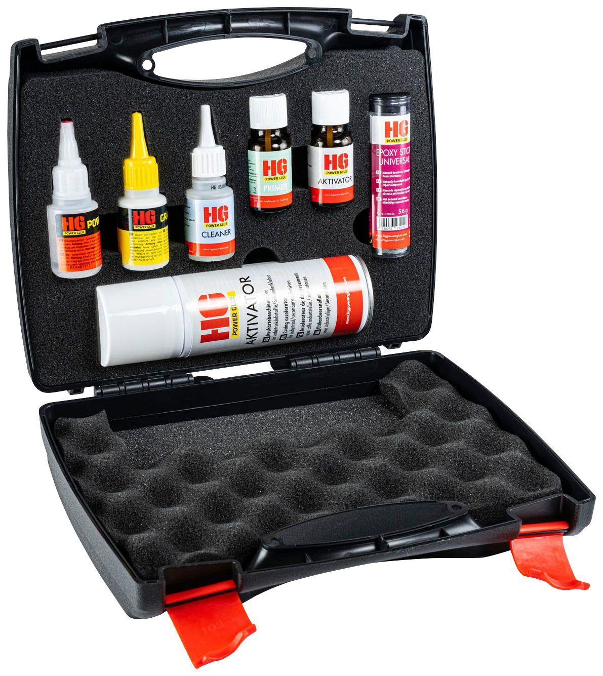 HG Lijm PowerGlue Professionele XXL-koffer, de lasnaad uit de fles