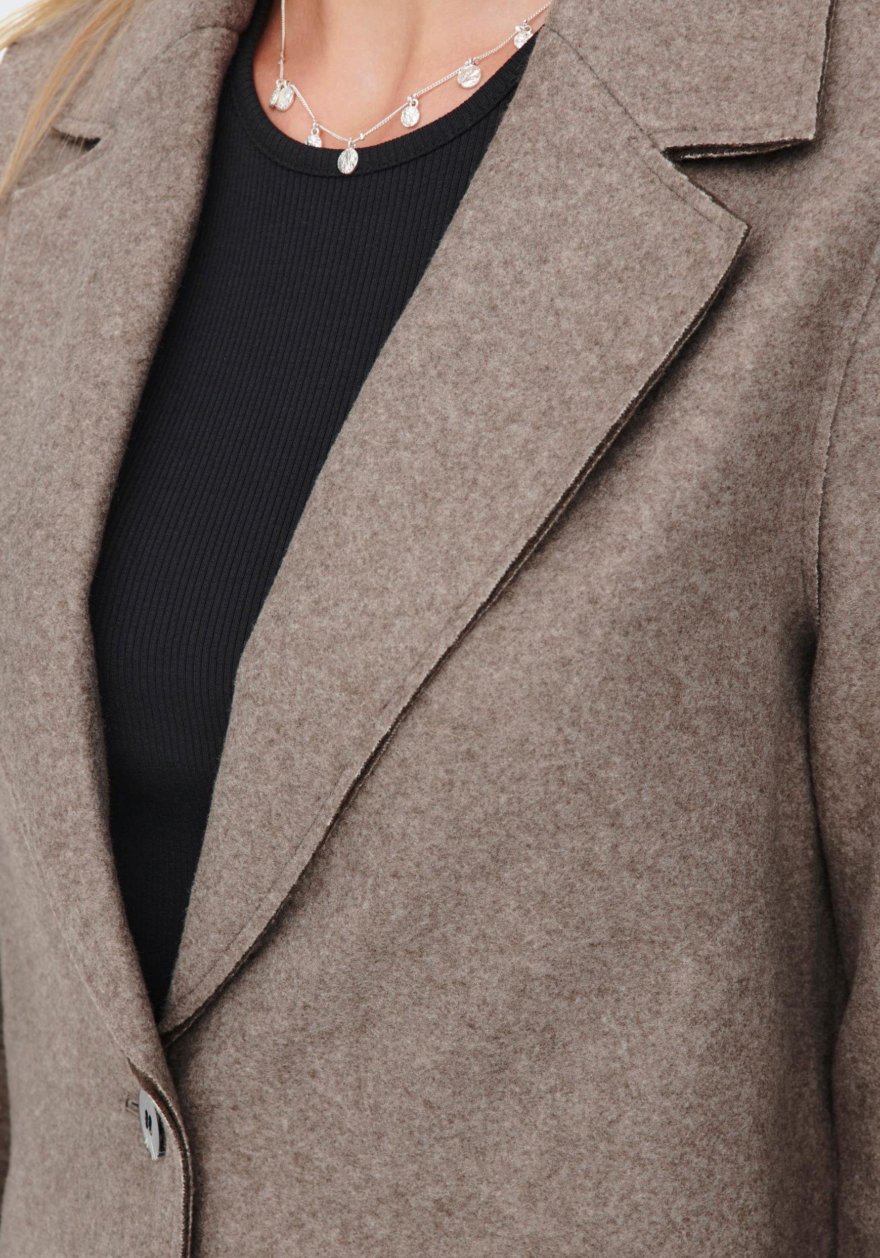 Only Korte jas ONLCARRIE BONDED COAT