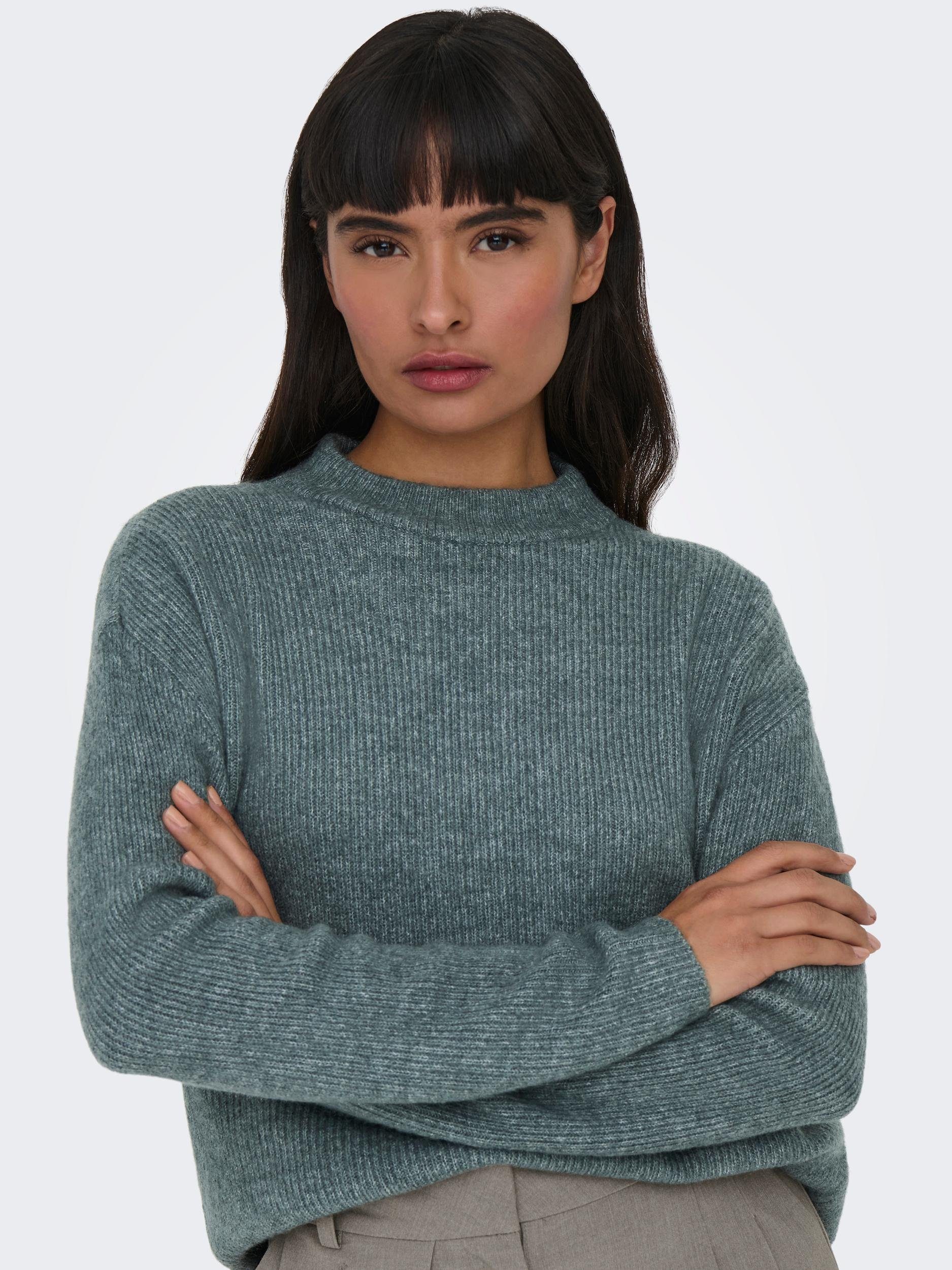 Only Gebreide trui ONLCAMILLA O-NECK L/S PULLOVER KNT