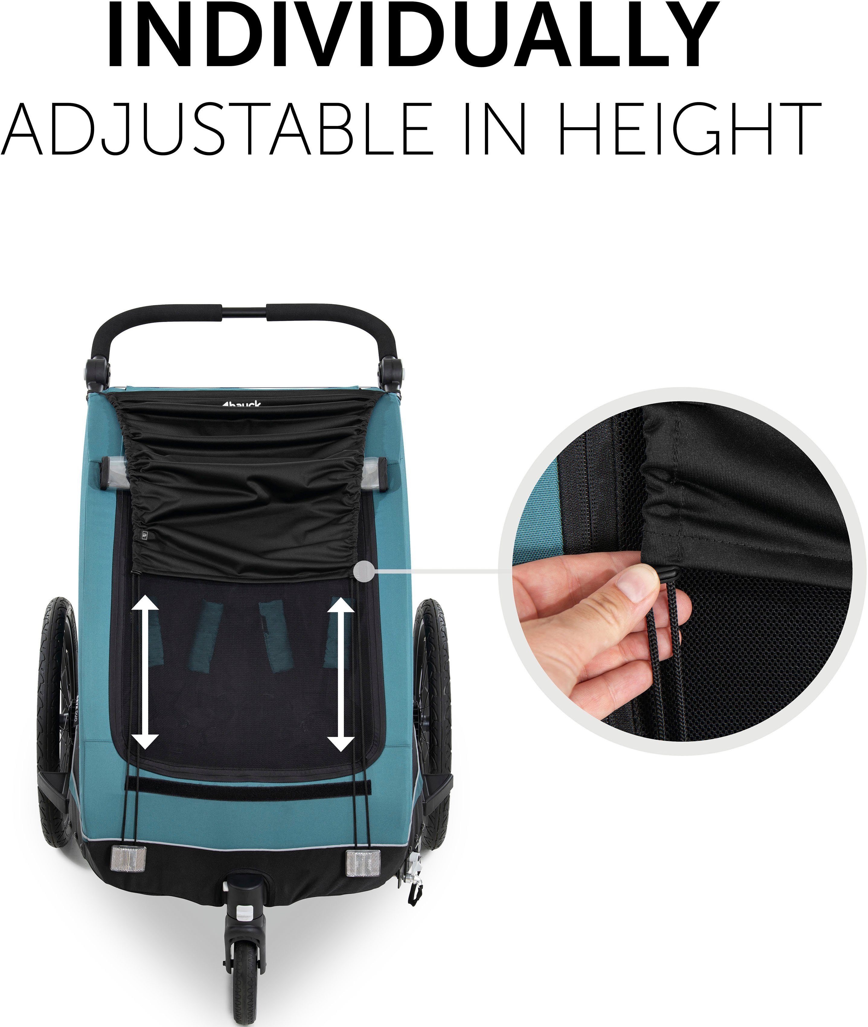 Hauck Zonnescherm voor kinderwagen Bike Trailer Sunshade, black