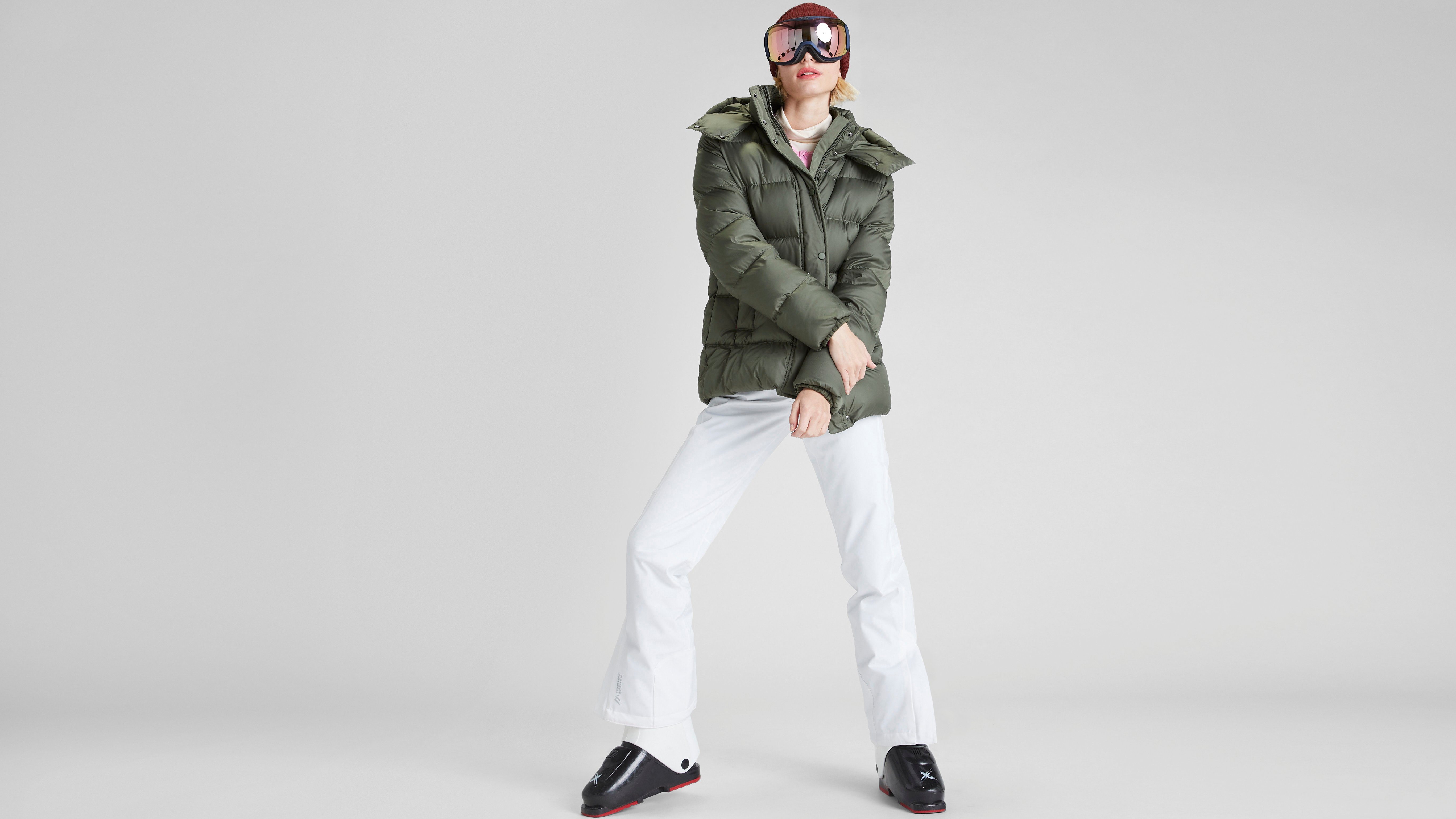 Maier Sports Skibroek Allissia slim Dames sneeuwbroek, wind- en waterdicht, 2 ritszakken, slim fit