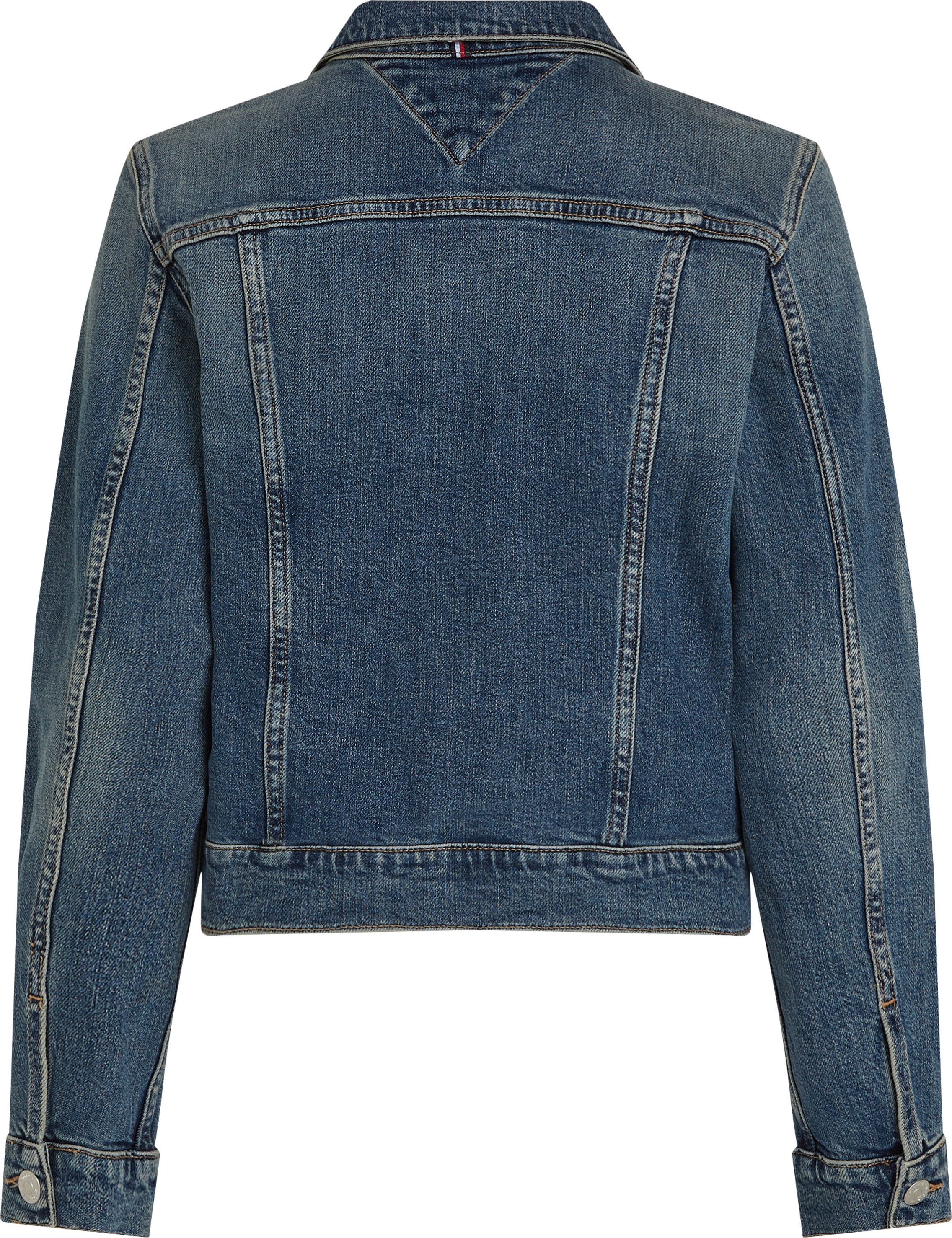 Tommy Hilfiger Jeansjack met geborduurd logo