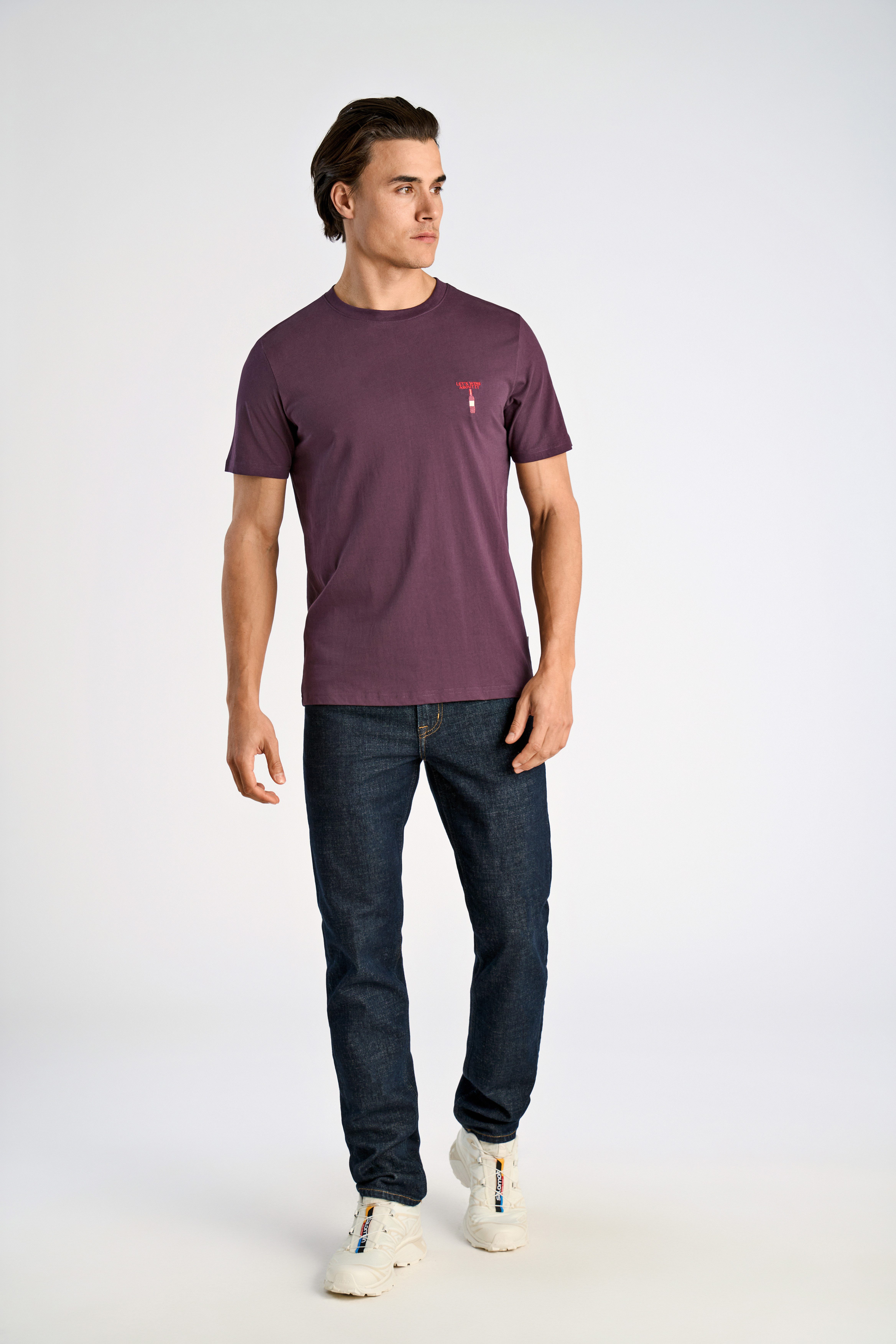 LINDBERGH T-shirt met statement-borduring op de borst