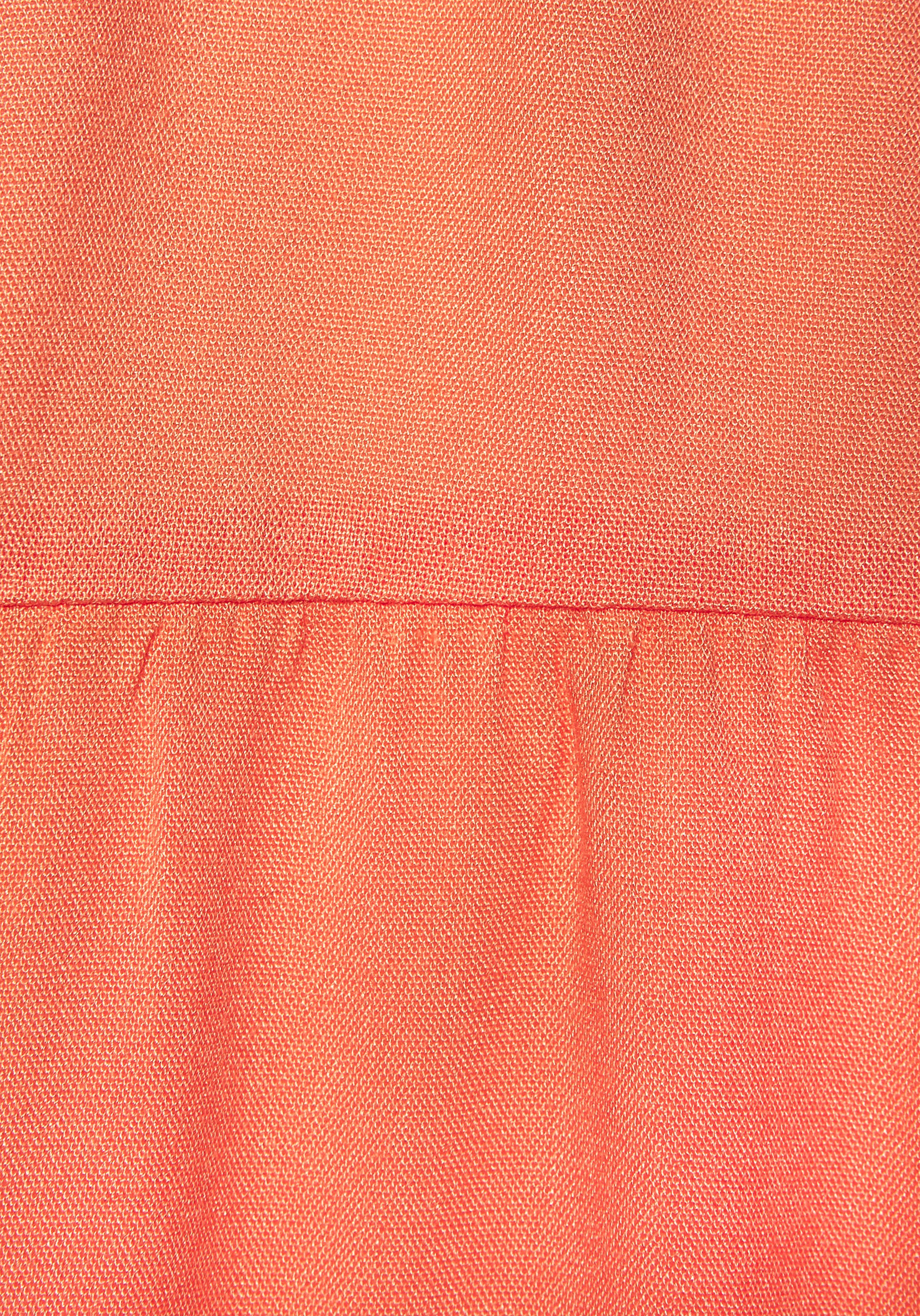 Lascana Lange blouse met kanten inzetstukken, tuniek, blousejurk, strandkleding