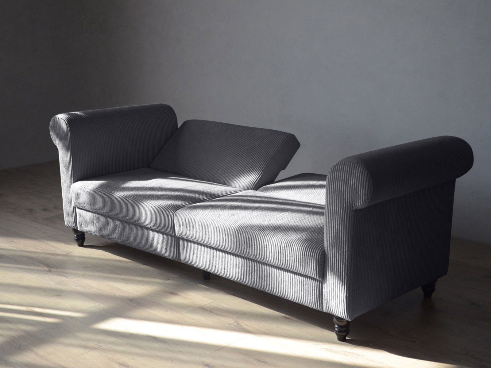 Dorel Home 3-zitsbank Felix II, slaapbank 236 cm(ligoppervlak 108 x 190 cm), rugleuning