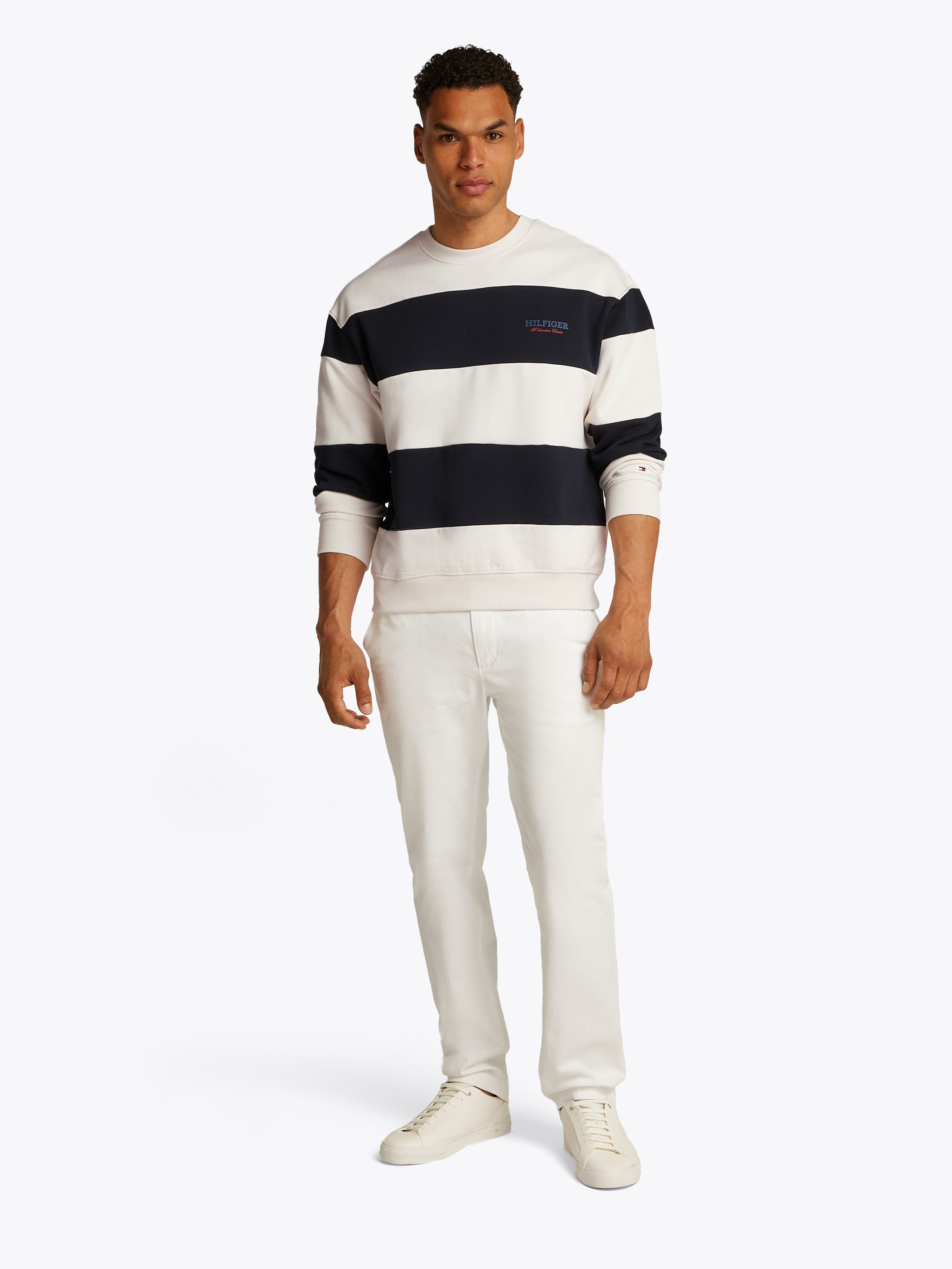 Tommy Hilfiger Sweatshirt MONOTYPE STRIPE SWEATSHIRT