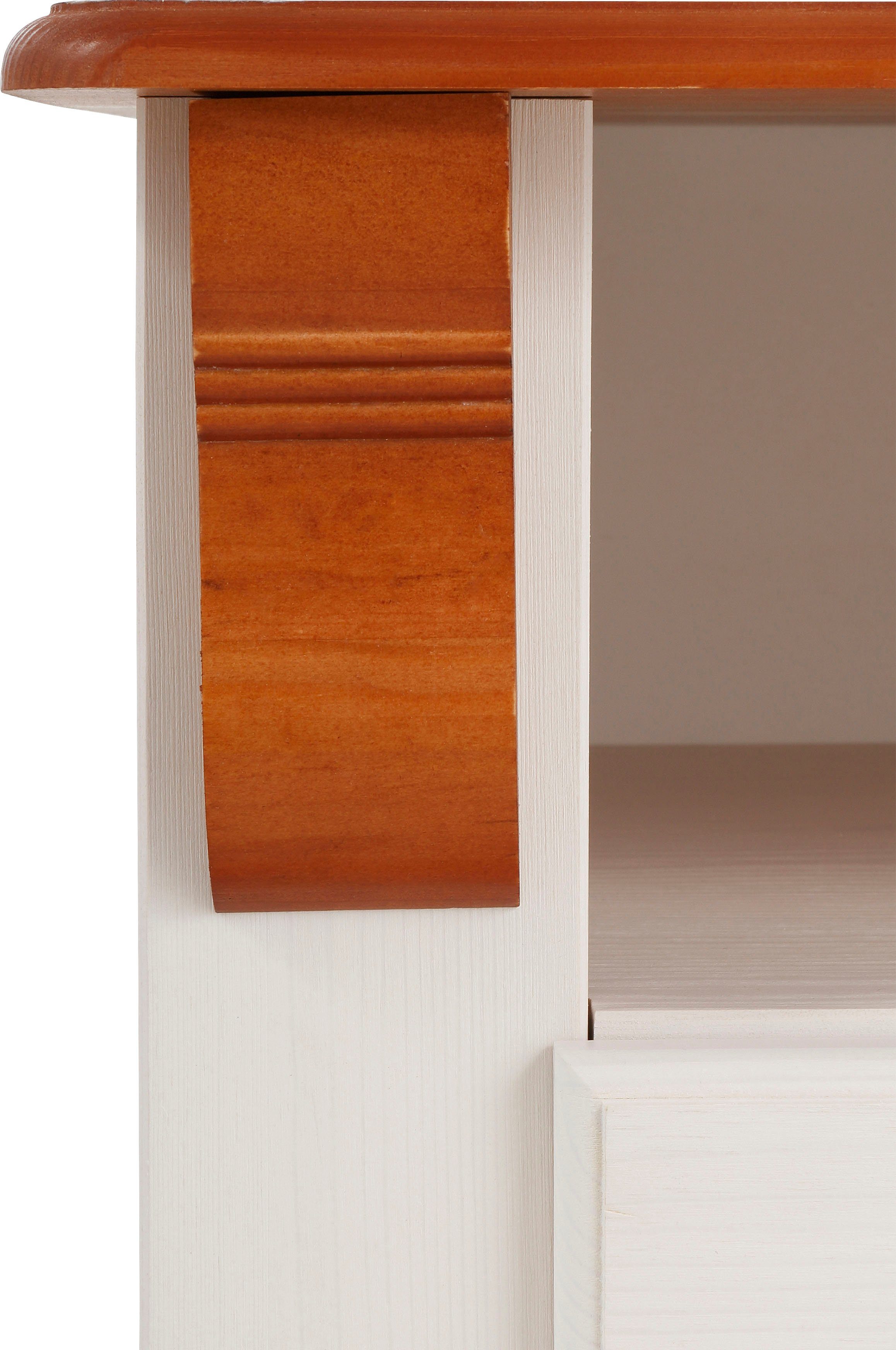 Home affaire Tv-meubel ADELE Breedte 120 cm, met lade, van massief grenen, FSC®