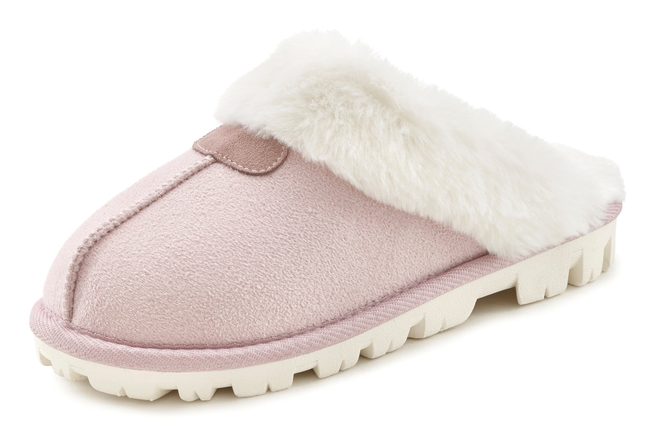 Vivance Slippers Pluche pantoffels, pantoffel, pantoffels, klompen, slippers,