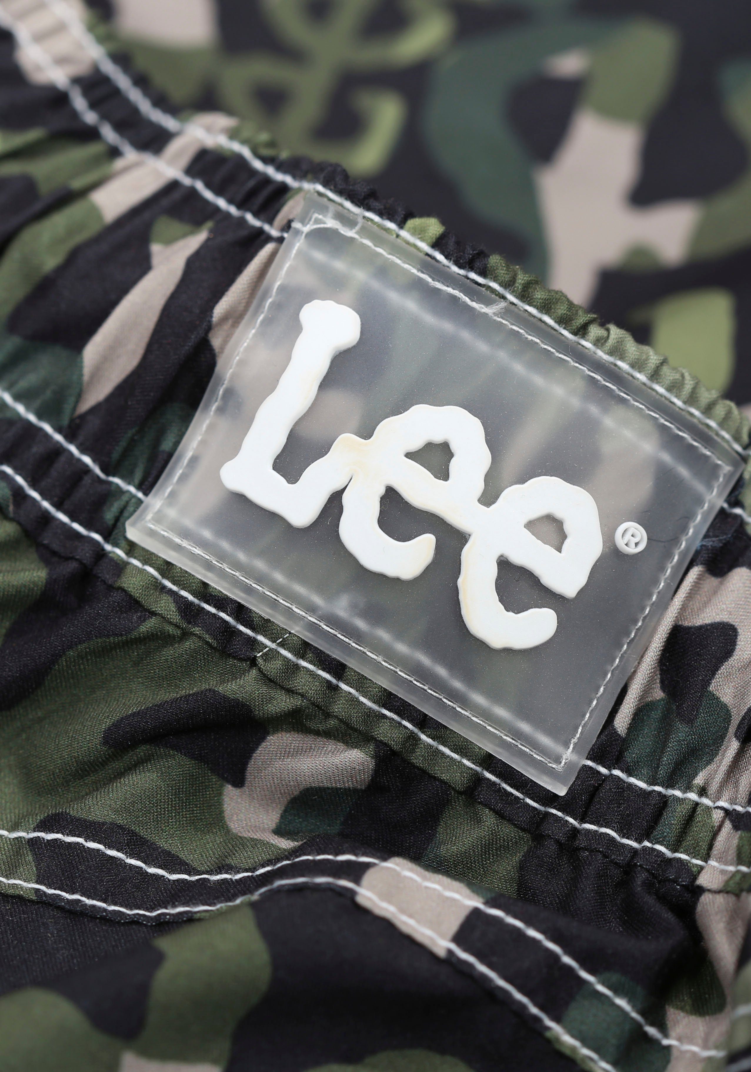 Lee® Zwemshort File met elastische band en rijgkoord