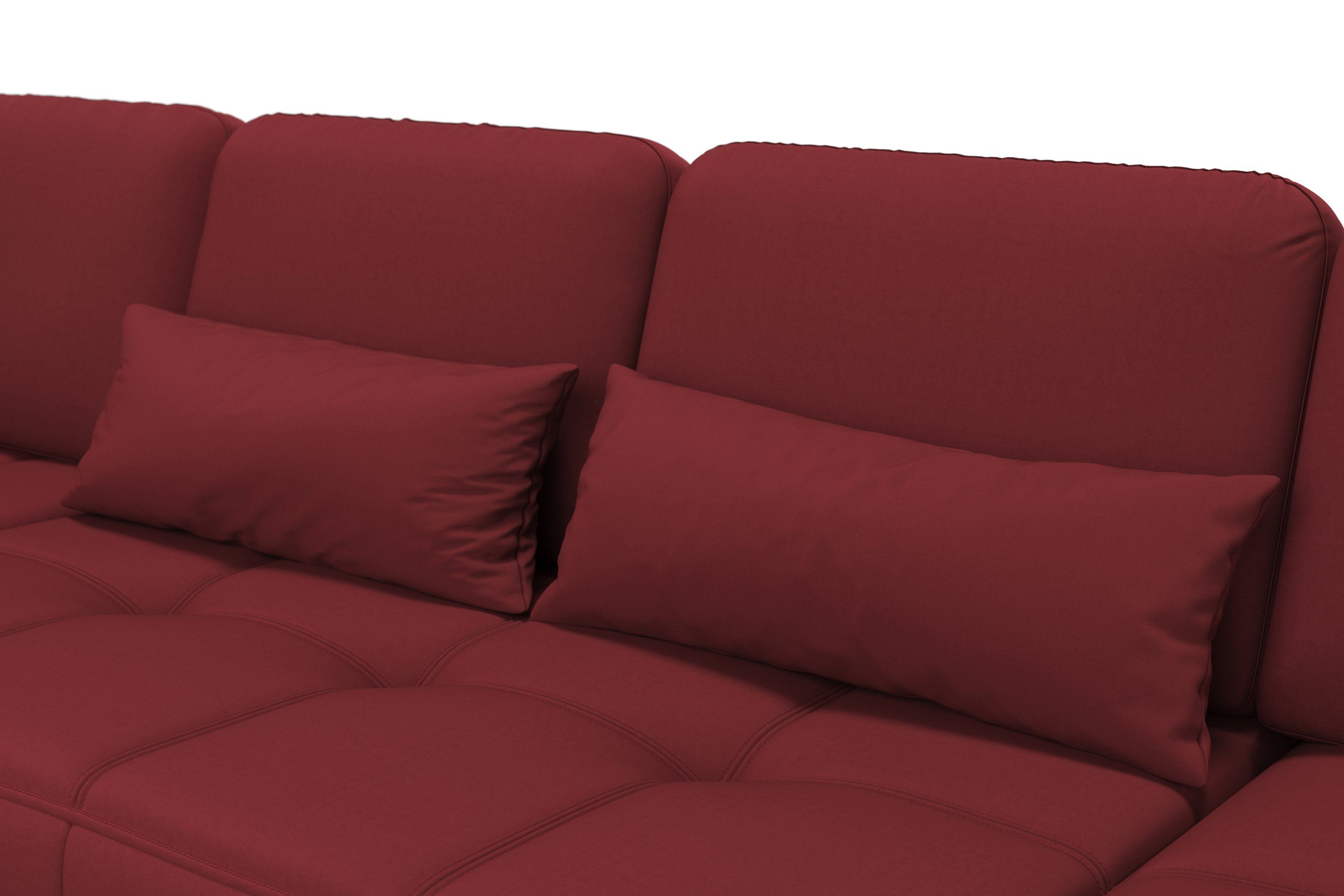 sit&more Zithoek Bendigo U-vorm inclusief zitdiepteverstelling, bodemvrijheid 12 cm, in 2 pootkleuren