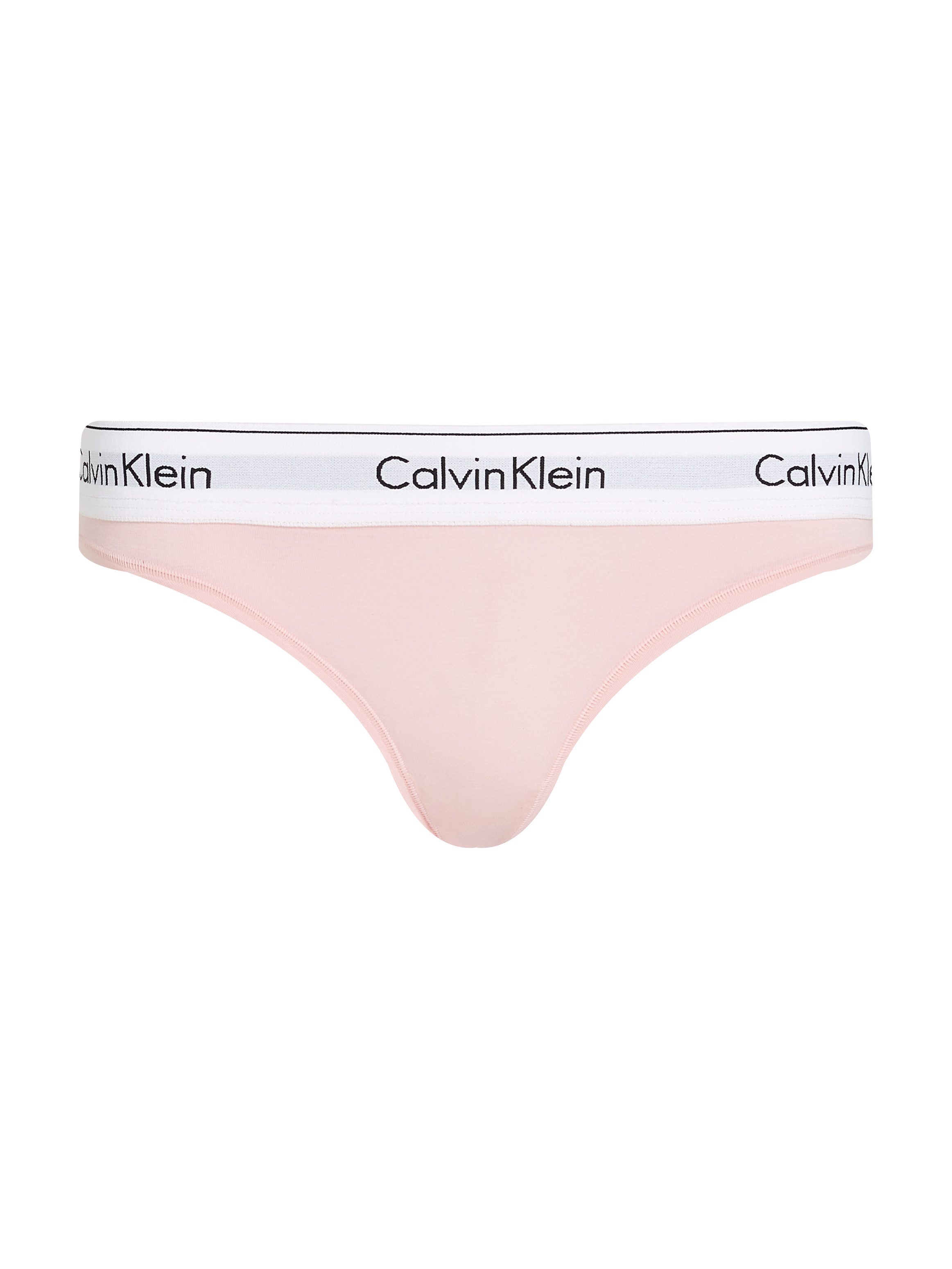 Calvin Klein String THONG met logo-stretchband