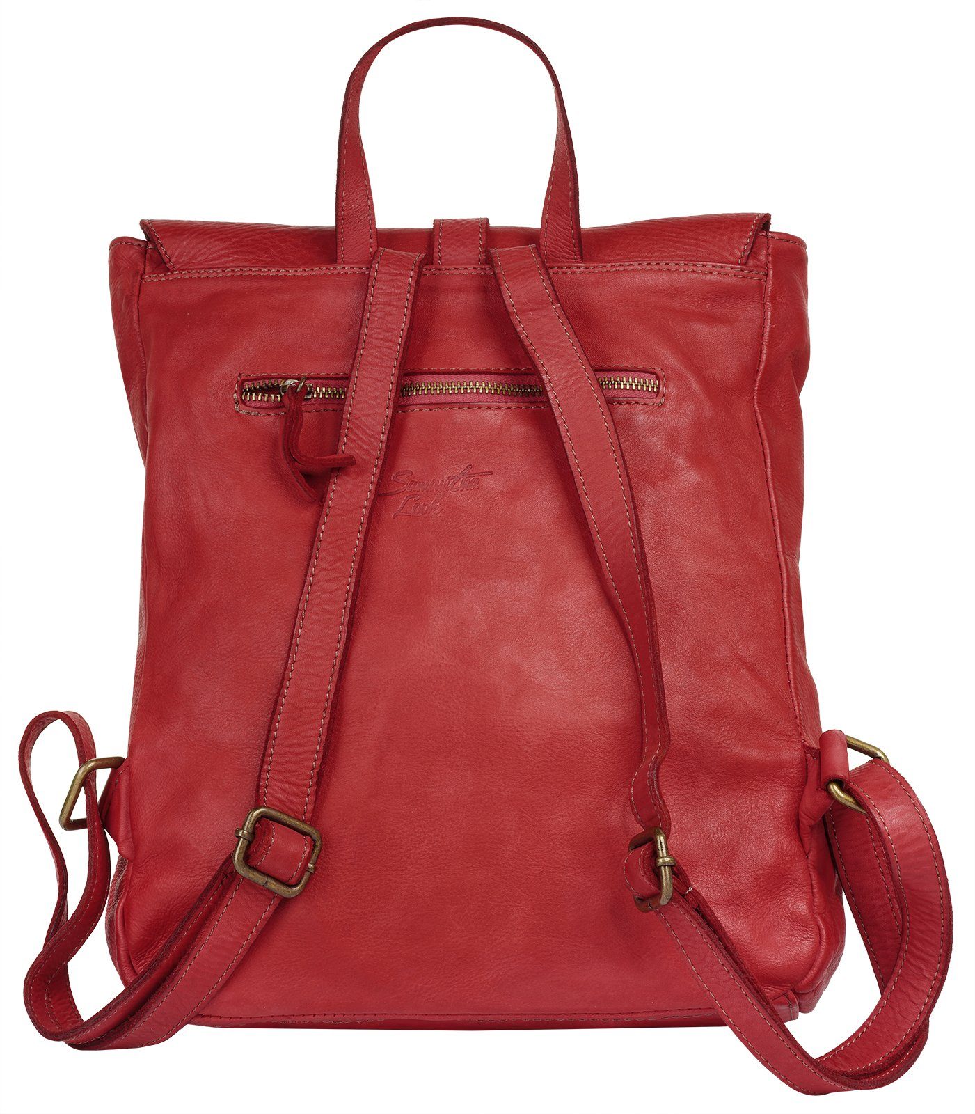 Samantha Look Rugzak echt leer, made in italy