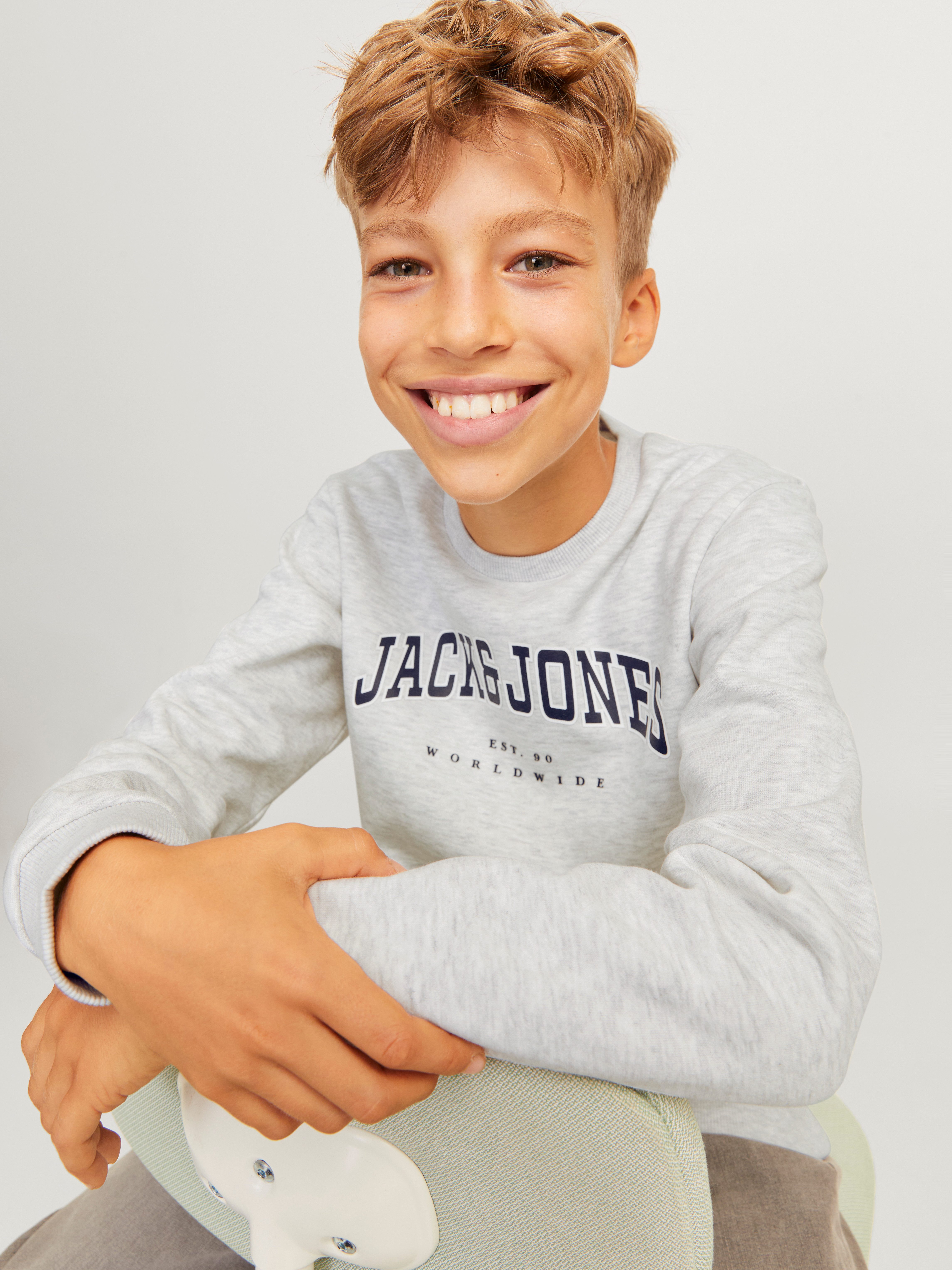 Jack & Jones Junior Sweatshirt JJECALEB VARSITY SWEAT CREW NECK SN JNR