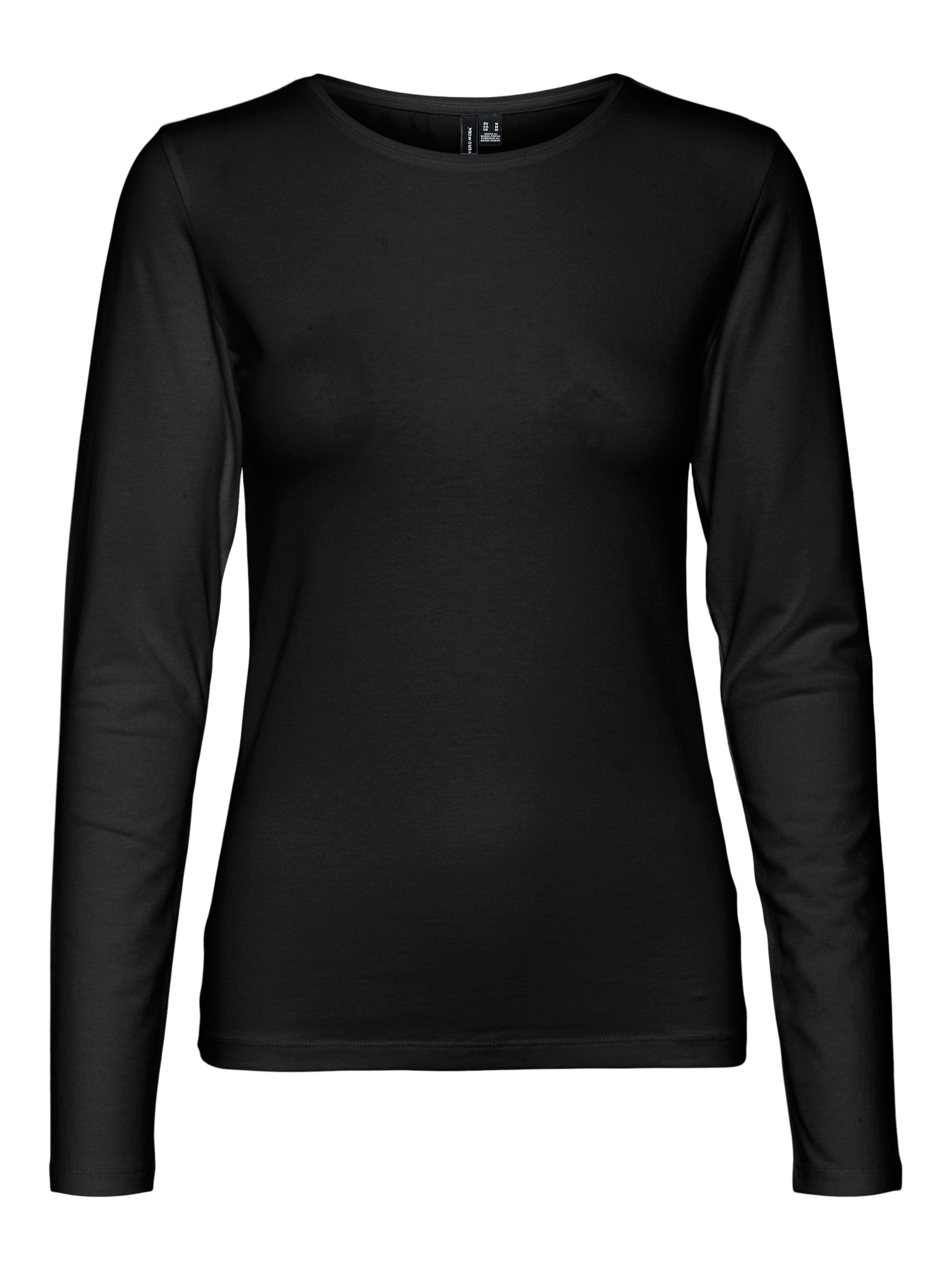 Vero Moda Shirt met lange mouwen VMLULU LS O-NECK TOP JRS GA NOOS