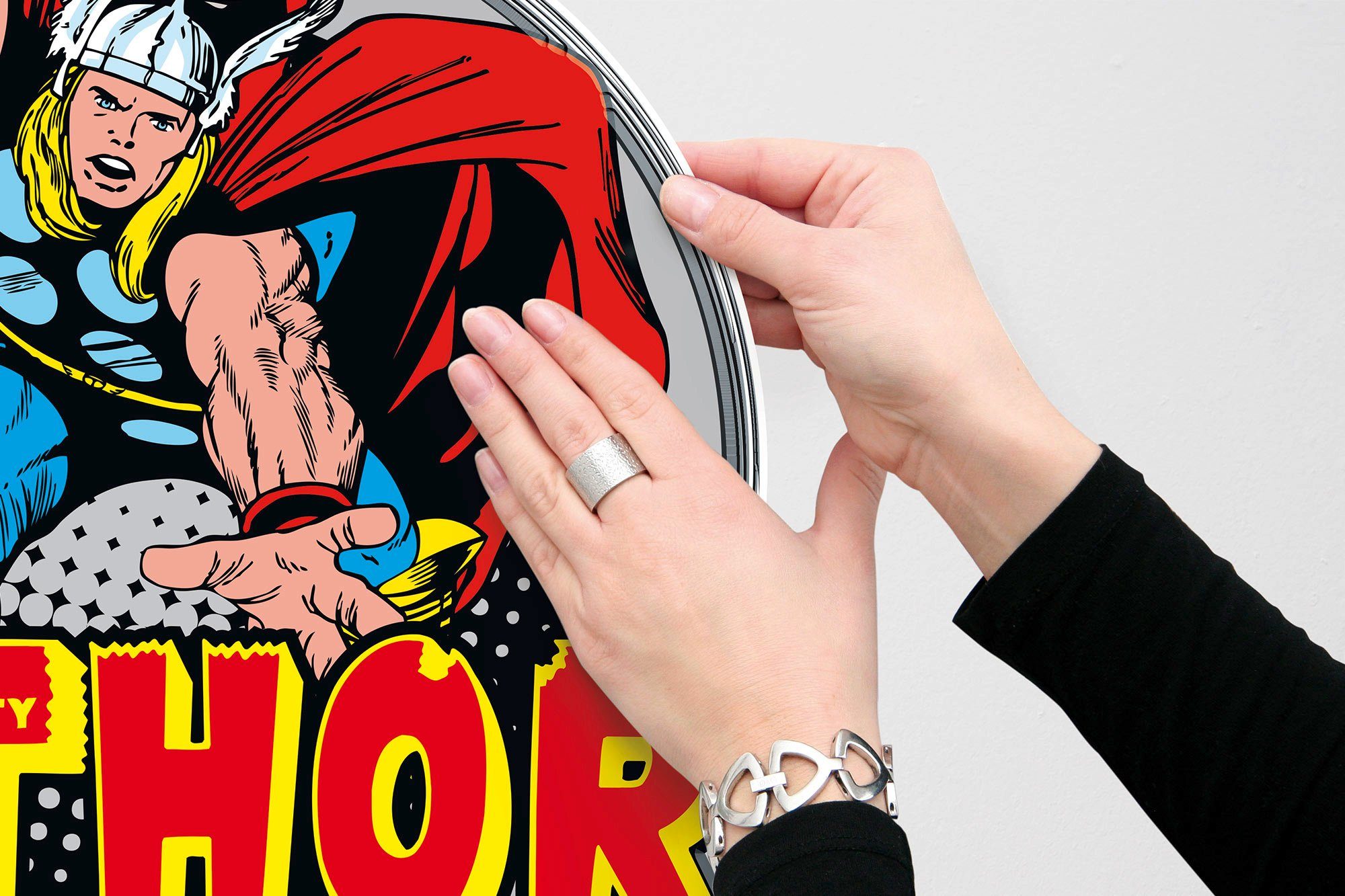 Komar Wandfolie Thor Comic Classic - afm. 50 x 70 cm zelfklevend, wandstickers, kinderkamer (1 stuk)