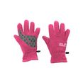 jack wolfskin fleece-handschoenen fleece glove kids roze