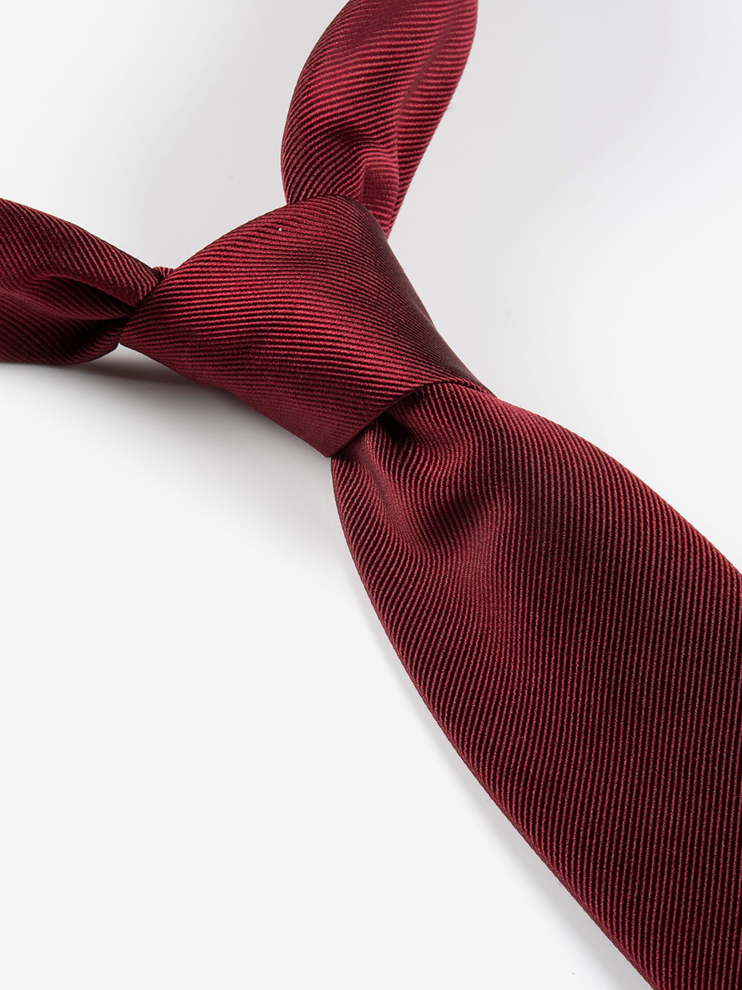 MONTI Stropdas Raul van puur zijde met edele twill-structuur - 7 cm breed