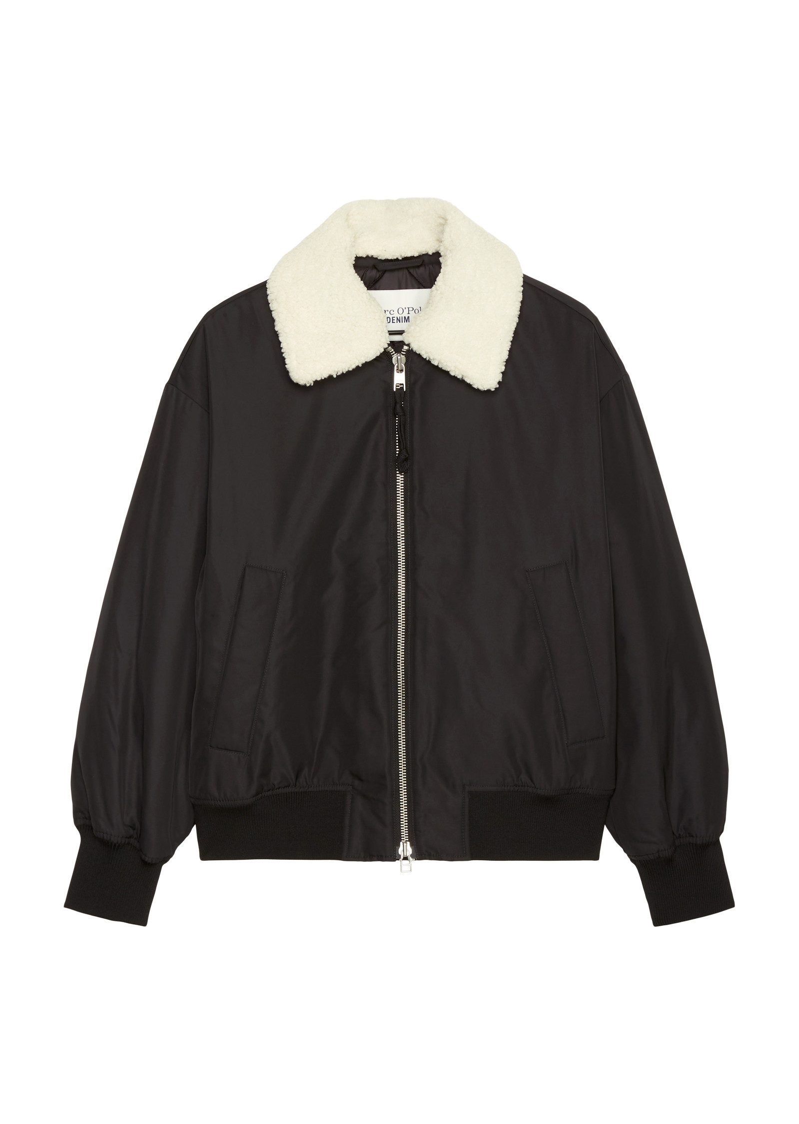 Marc O'Polo DENIM Blouson met afneembare kraag in teddypluche kwaliteit