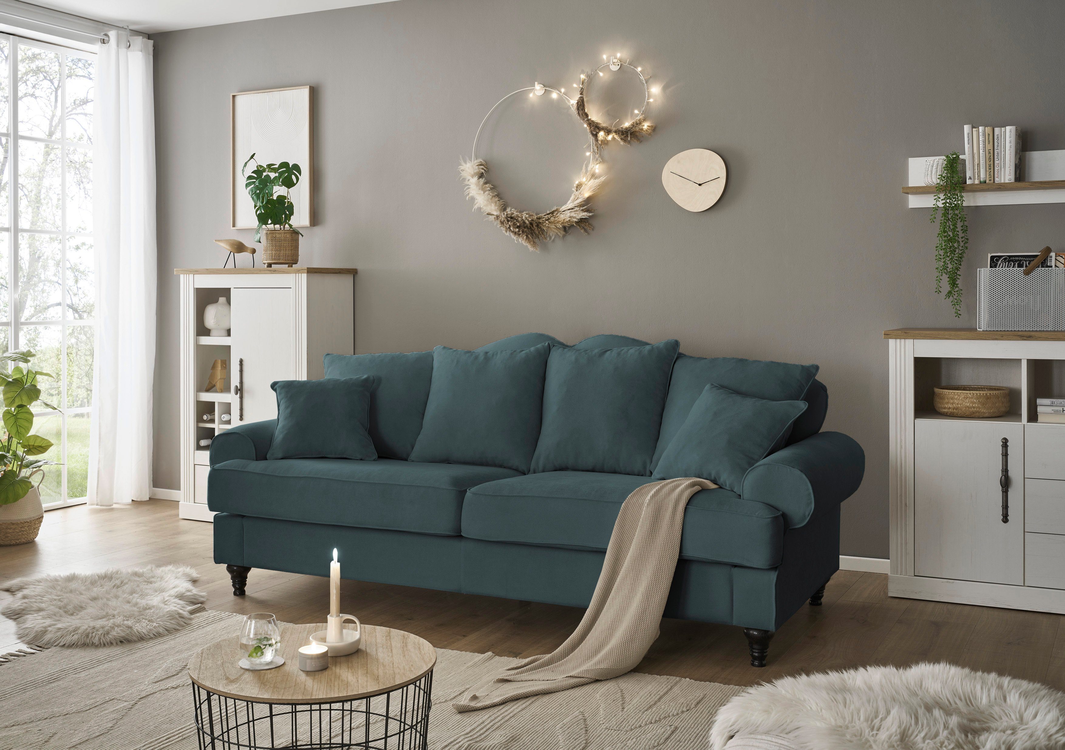 Home affaire 3,5-zitsbank Westminster met binnenveringsinterieur